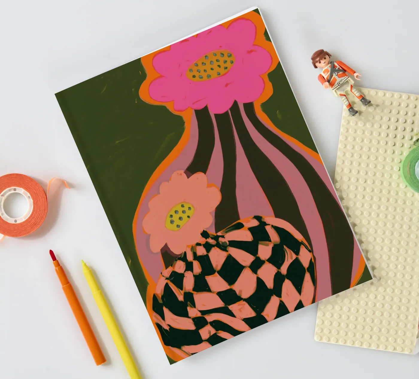 Retro Pattern quaderno da treechild