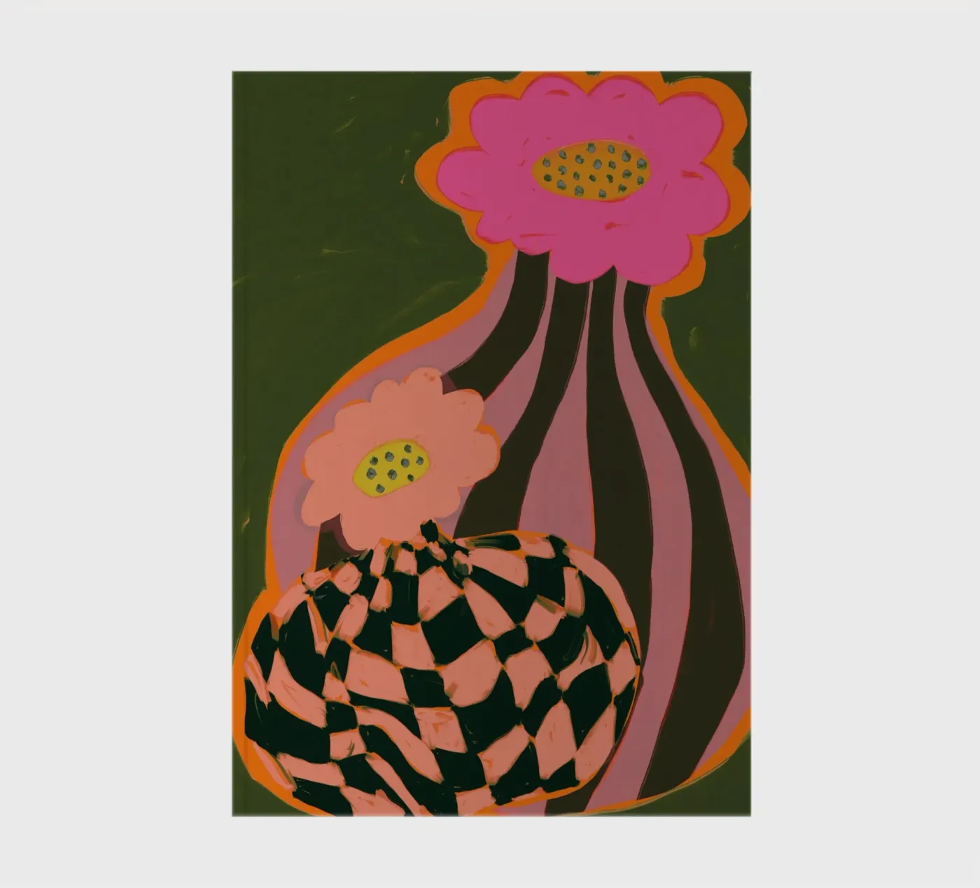 Retro Pattern Notizbuch von treechild