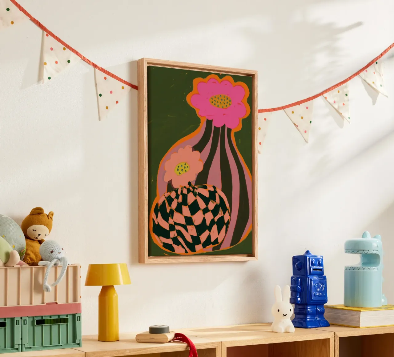 Retro Pattern tela da treechild