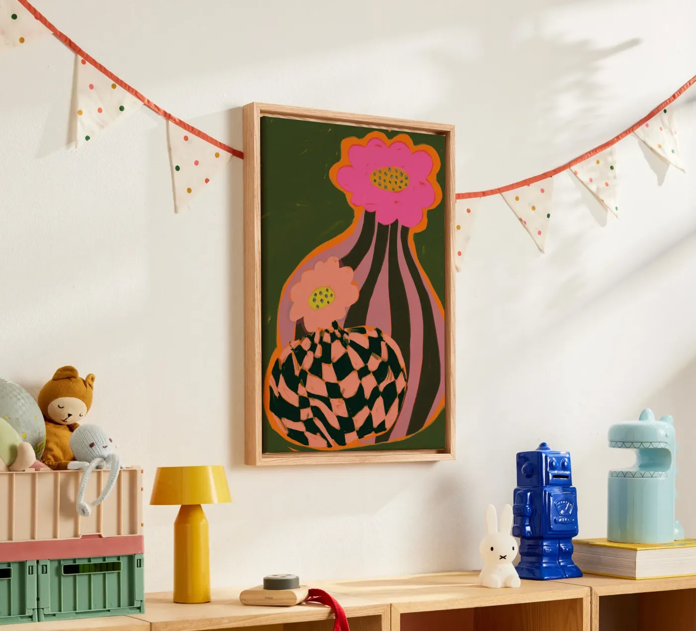 Retro Pattern tela da treechild