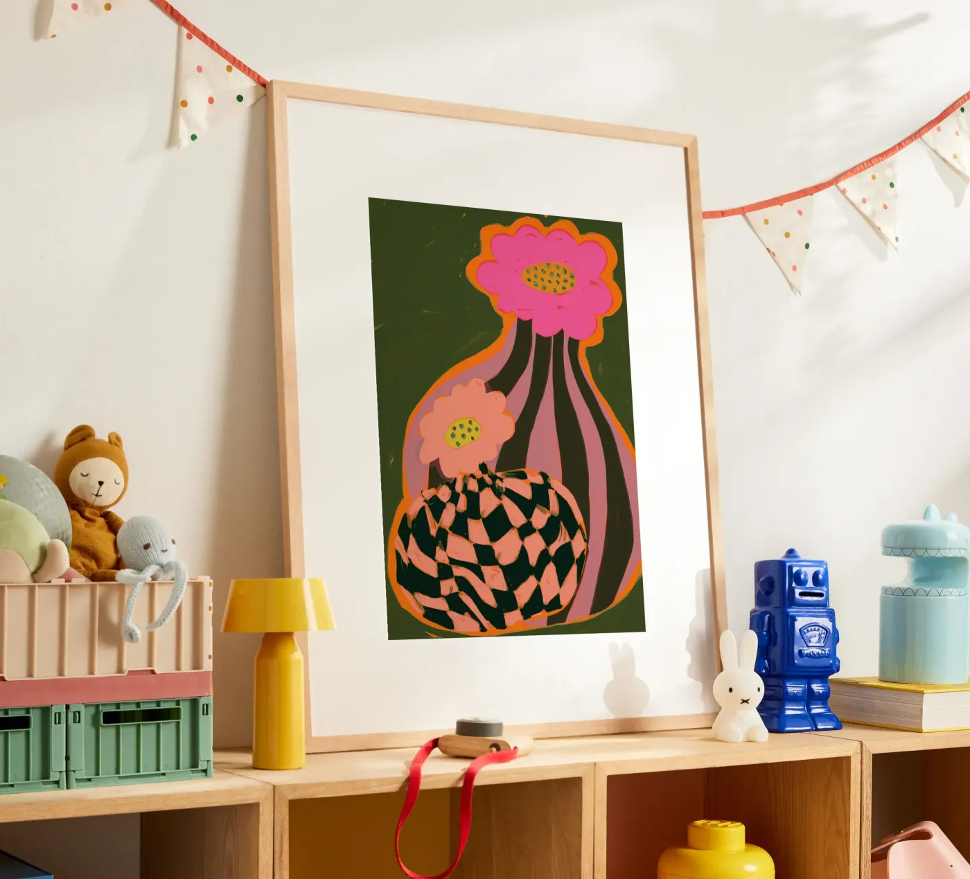 Retro Pattern poster van treechild