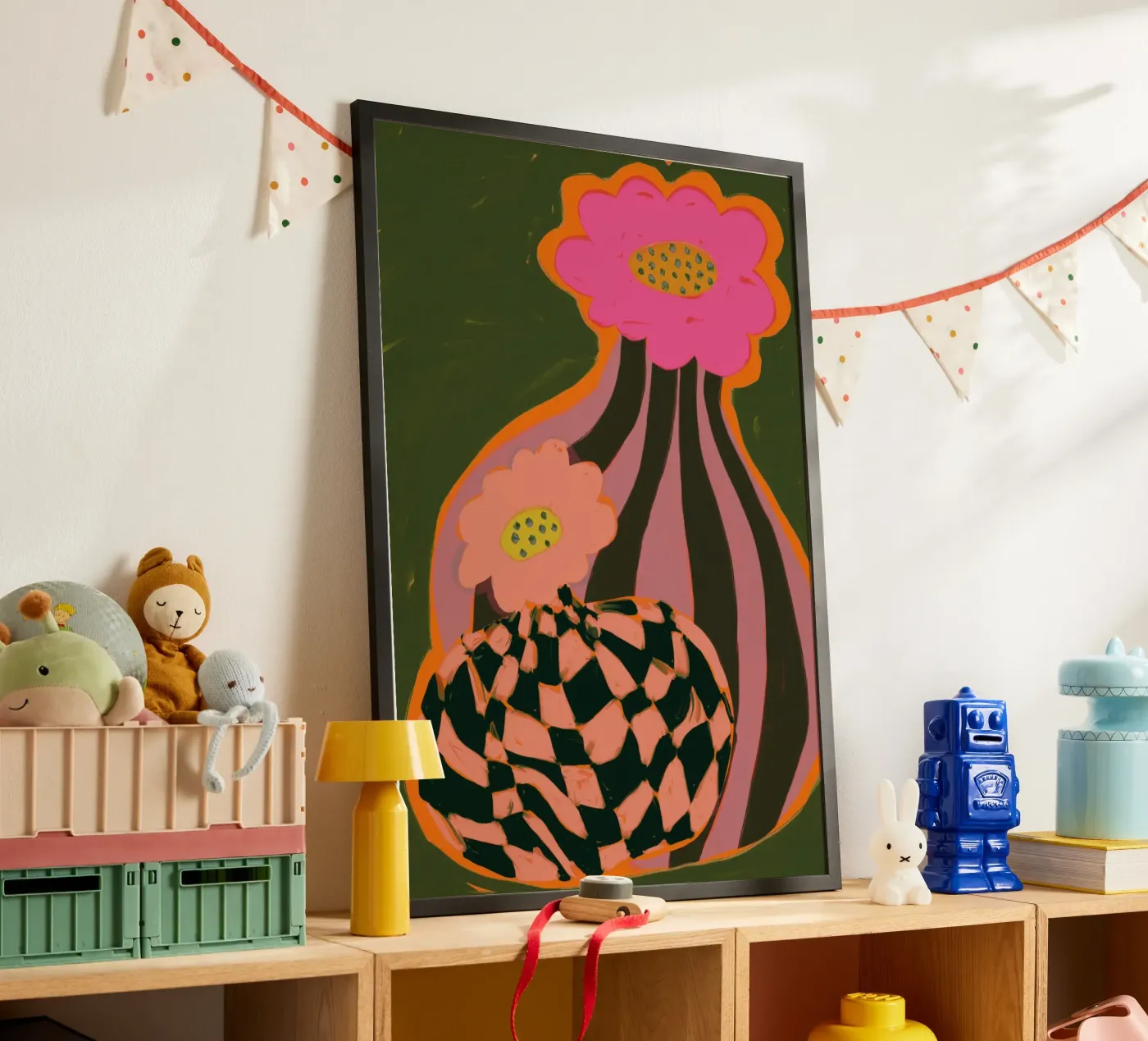 Retro Pattern poster van treechild