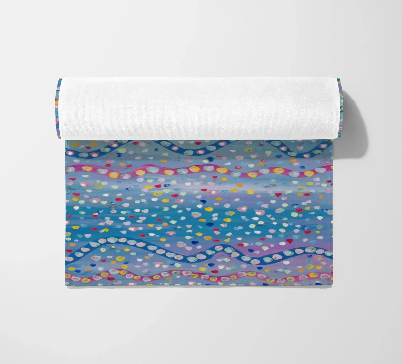 Fun Colours beach towel by Helen Joynson