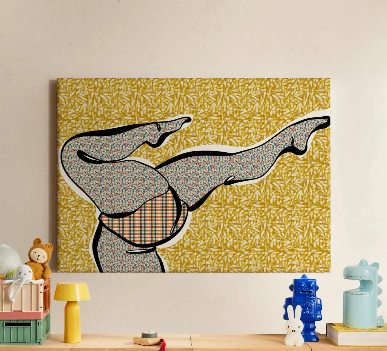 Pure Curve (Version 1) canvas van treechild