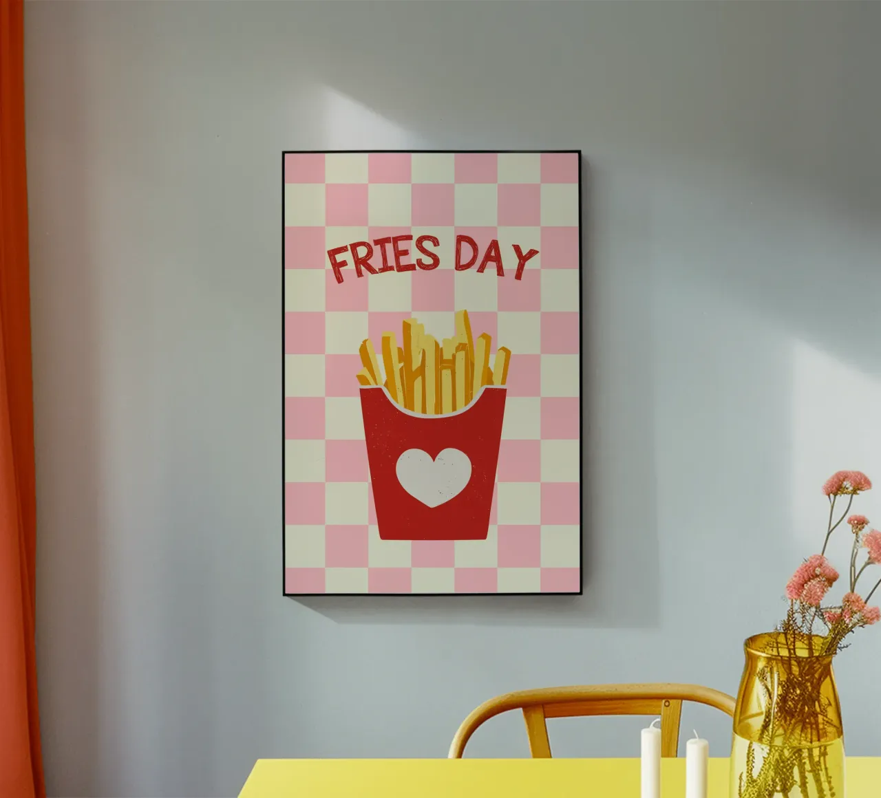 FRIES DAY plexiglass da STUDIO 4H37