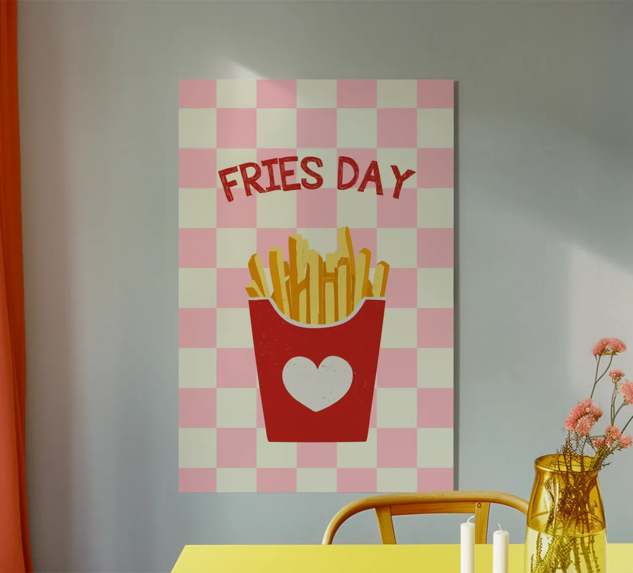 FRIES DAY plexiglass da STUDIO 4H37