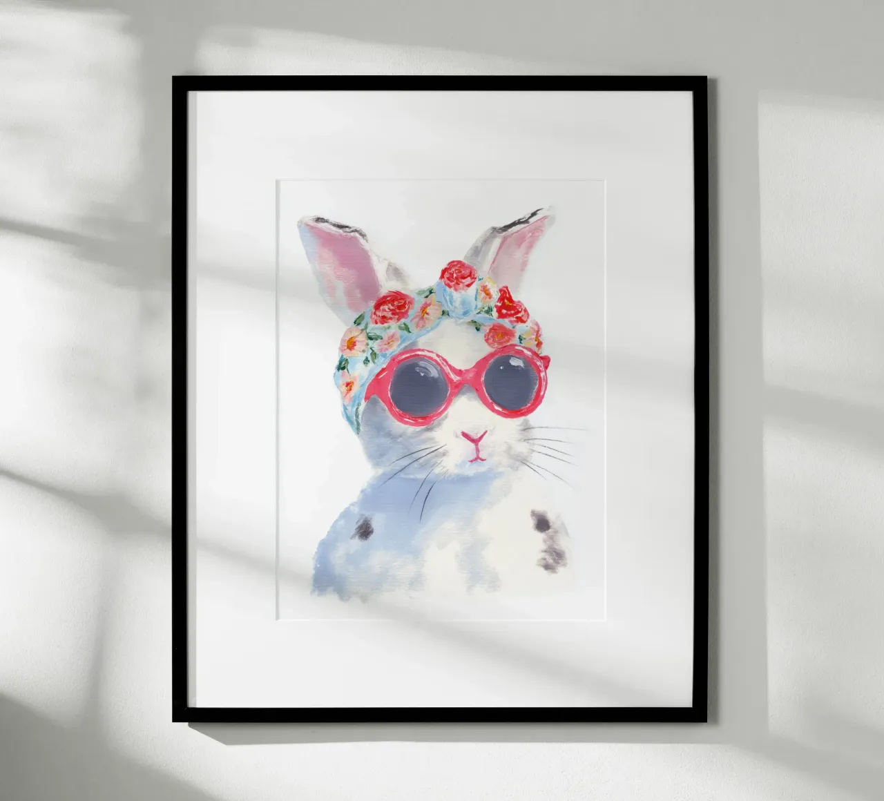Hasen Fashion Chic poster by Carina Pop & Pastell