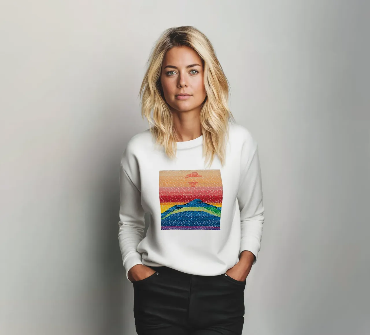 “Apollo 12 Splash Down” by Alma Thomas felpa da Chérie Prints