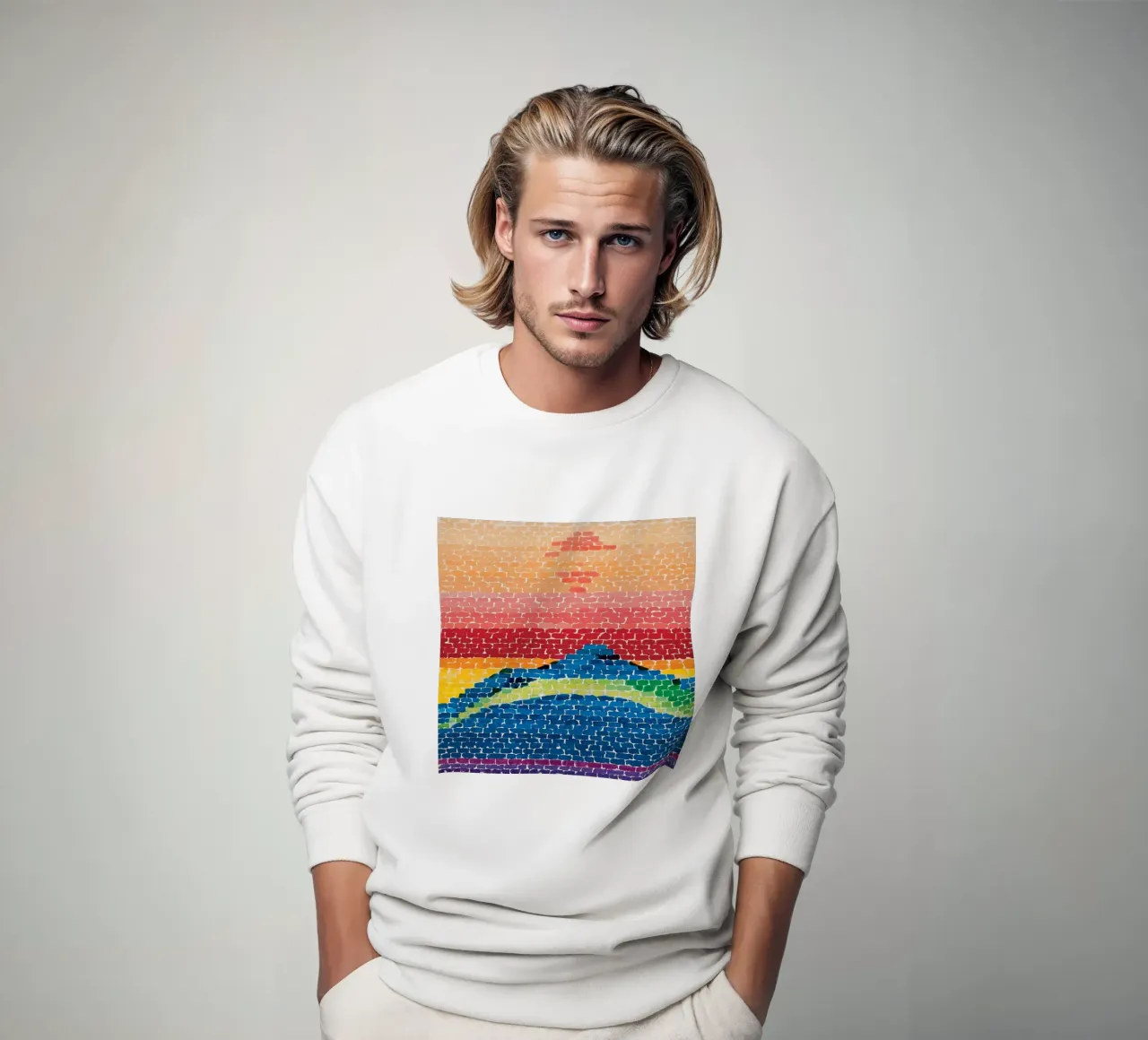 “Apollo 12 Splash Down” by Alma Thomas felpa da Chérie Prints