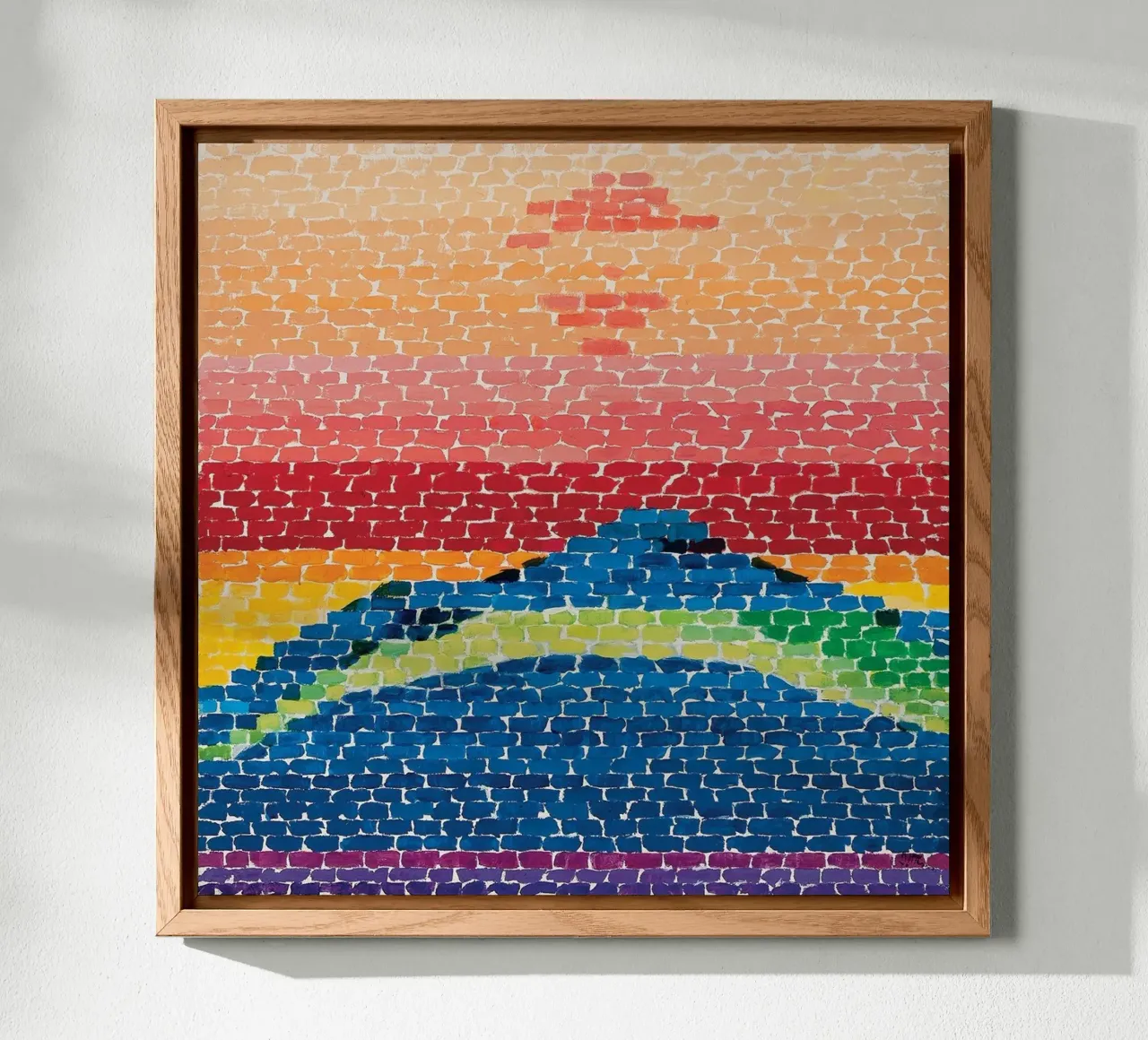 “Apollo 12 Splash Down” by Alma Thomas alluminio dibond da Chérie Prints