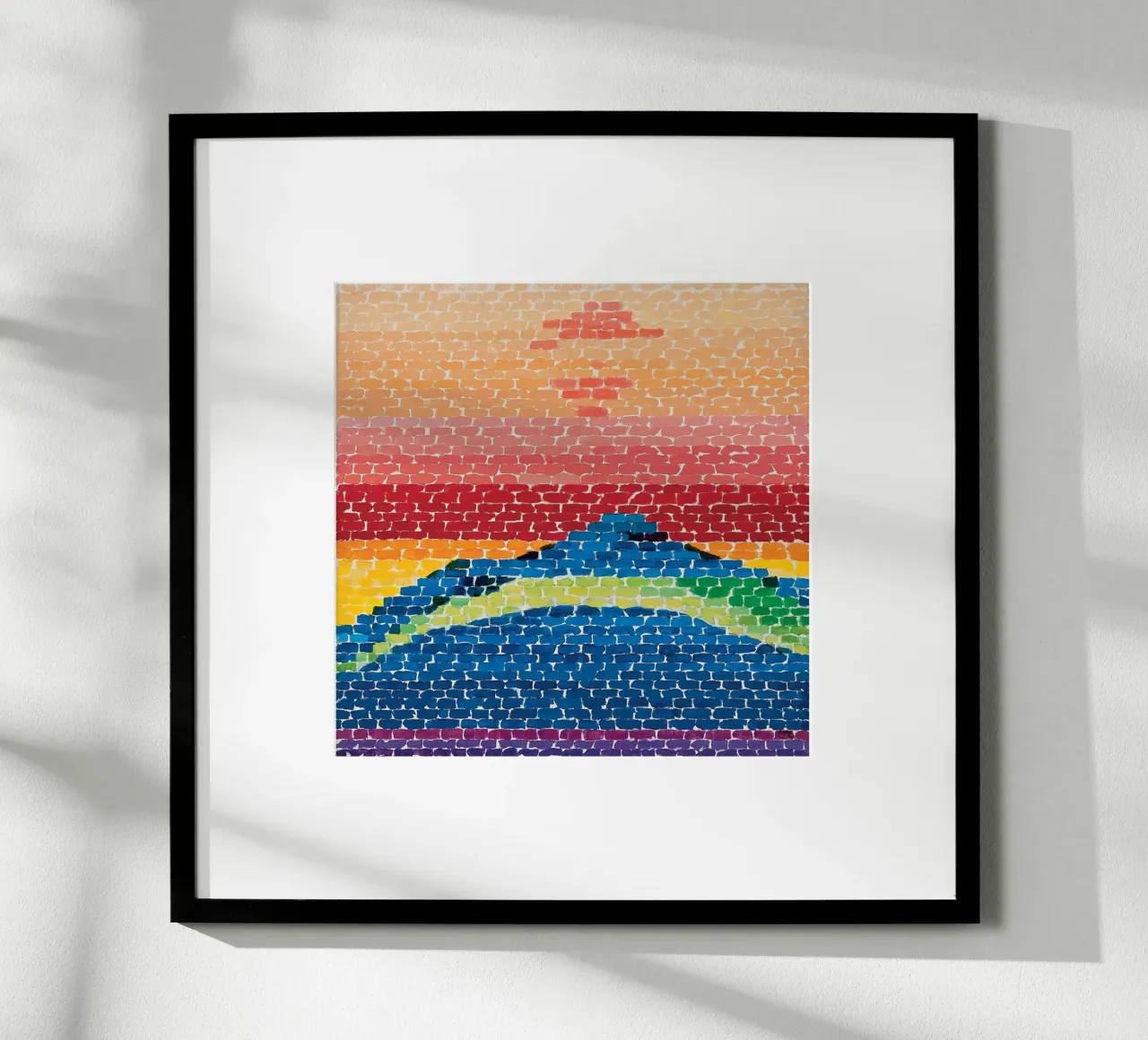 “Apollo 12 Splash Down” by Alma Thomas carta hahnemühle da Chérie Prints