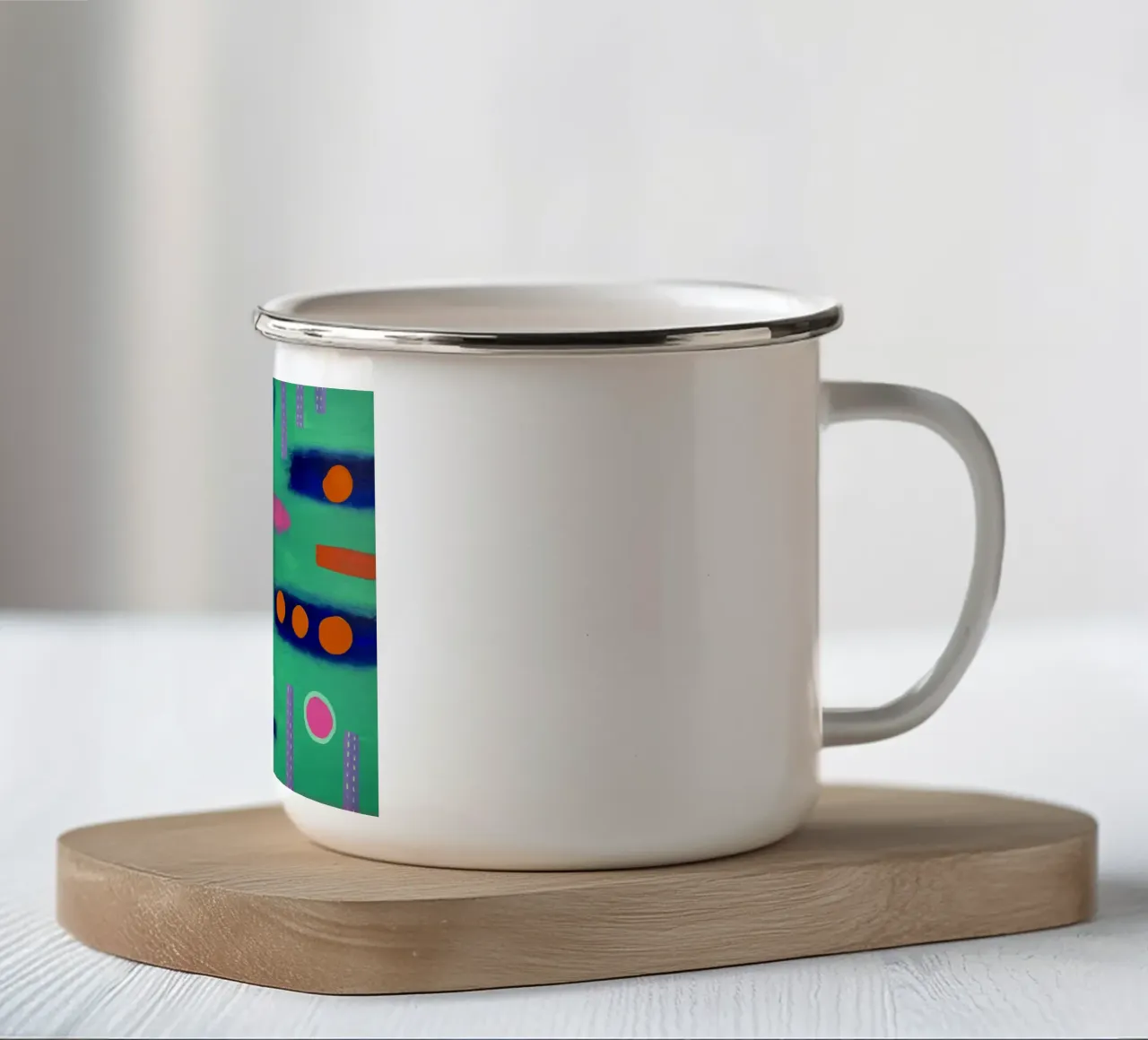 Gioia tazza in smalto da Helen Joynson