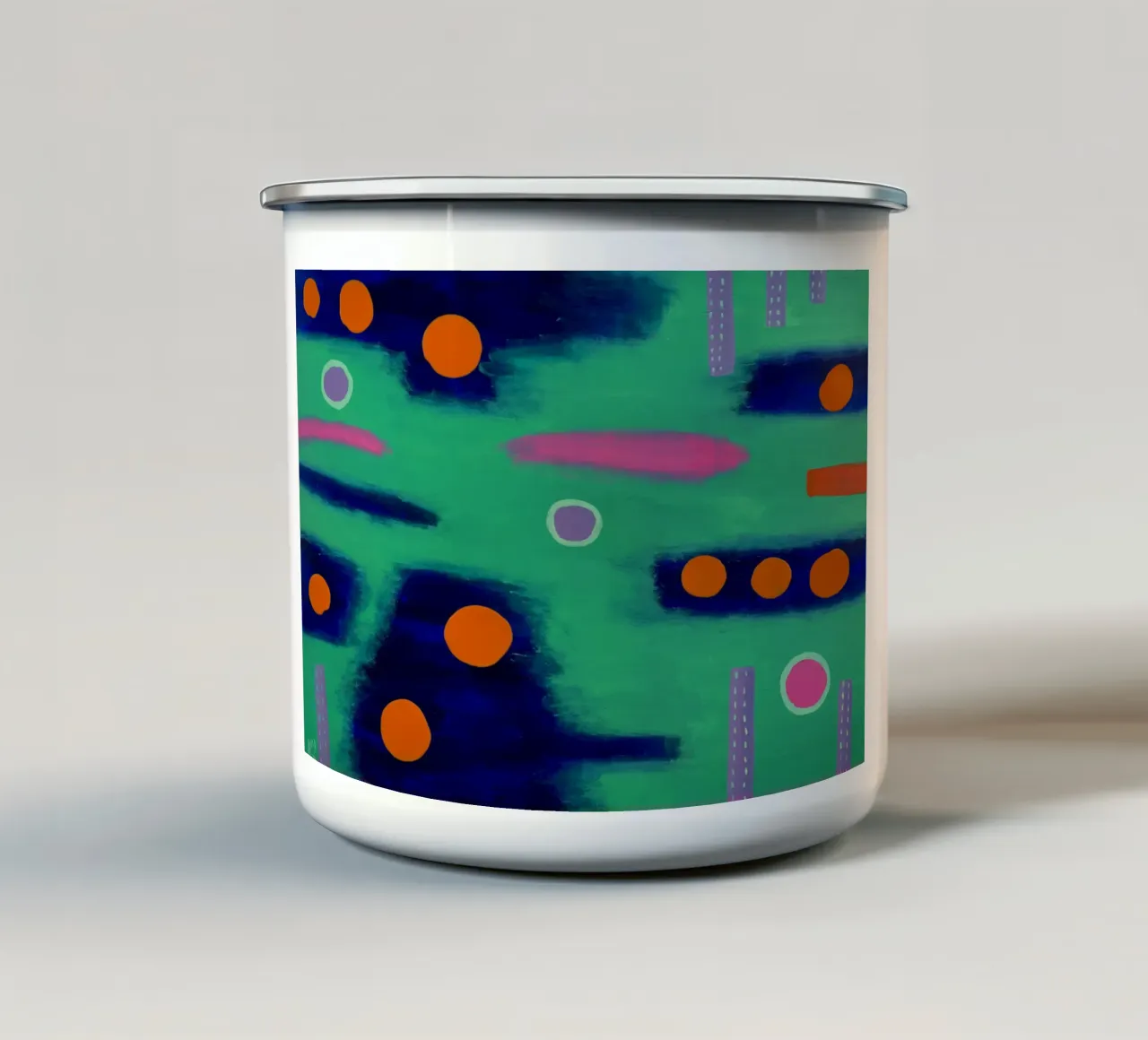 Gioia tazza in smalto da Helen Joynson