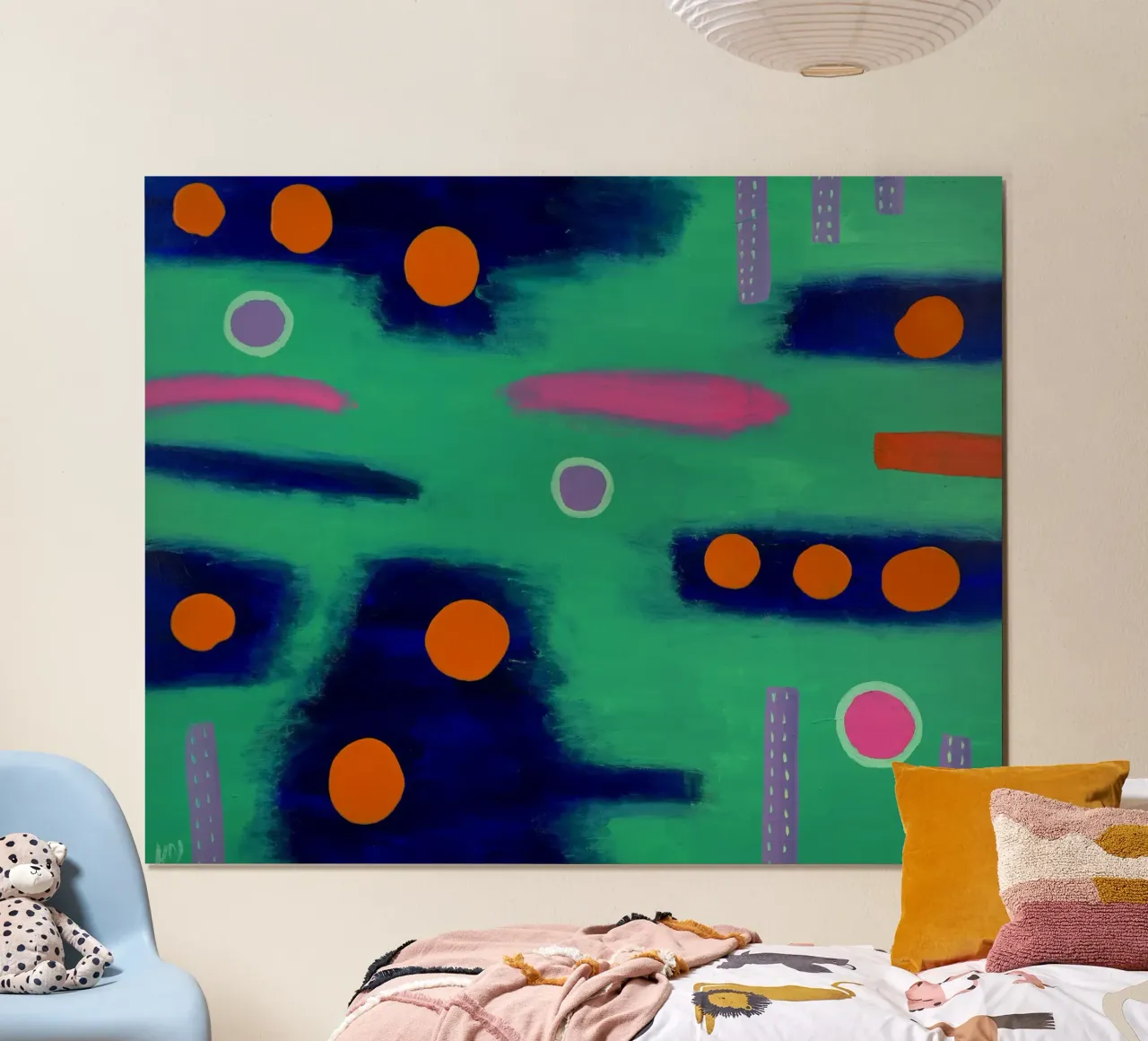 Gioia poster con telaio in alluminio da Helen Joynson