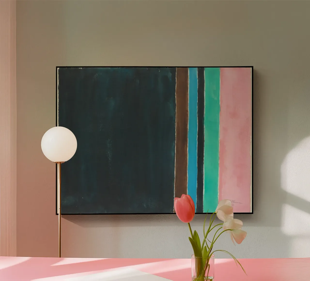 Abstract Colors plexiglass da Chérie Prints