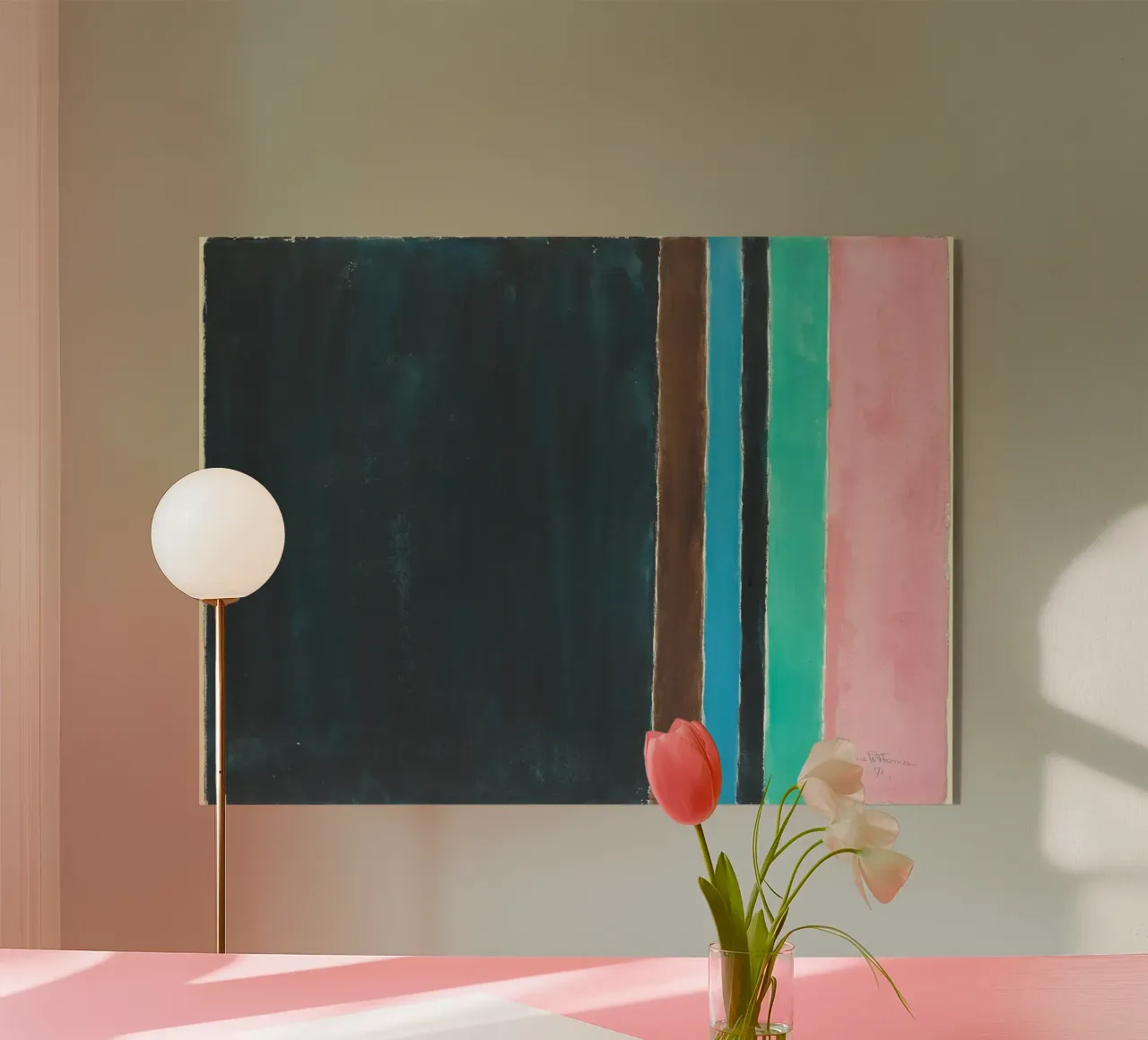 Abstract Colors plexiglass da Chérie Prints