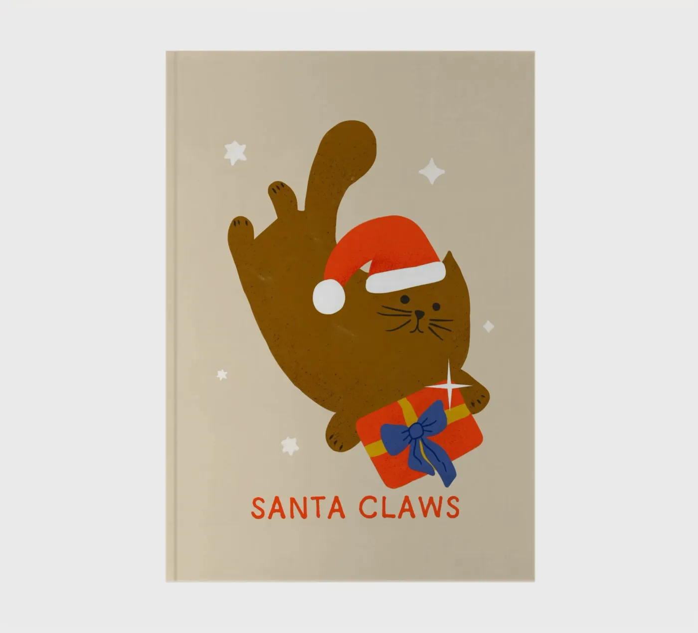 Santa Claws notebook by showmemars holiday art