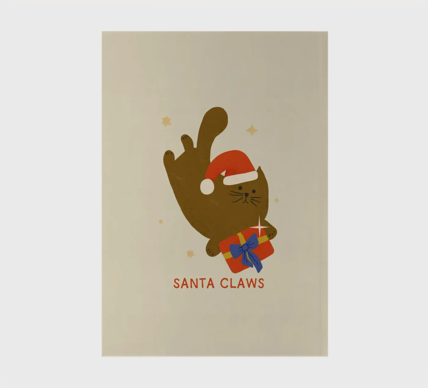 Santa Claws notebook by showmemars holiday art