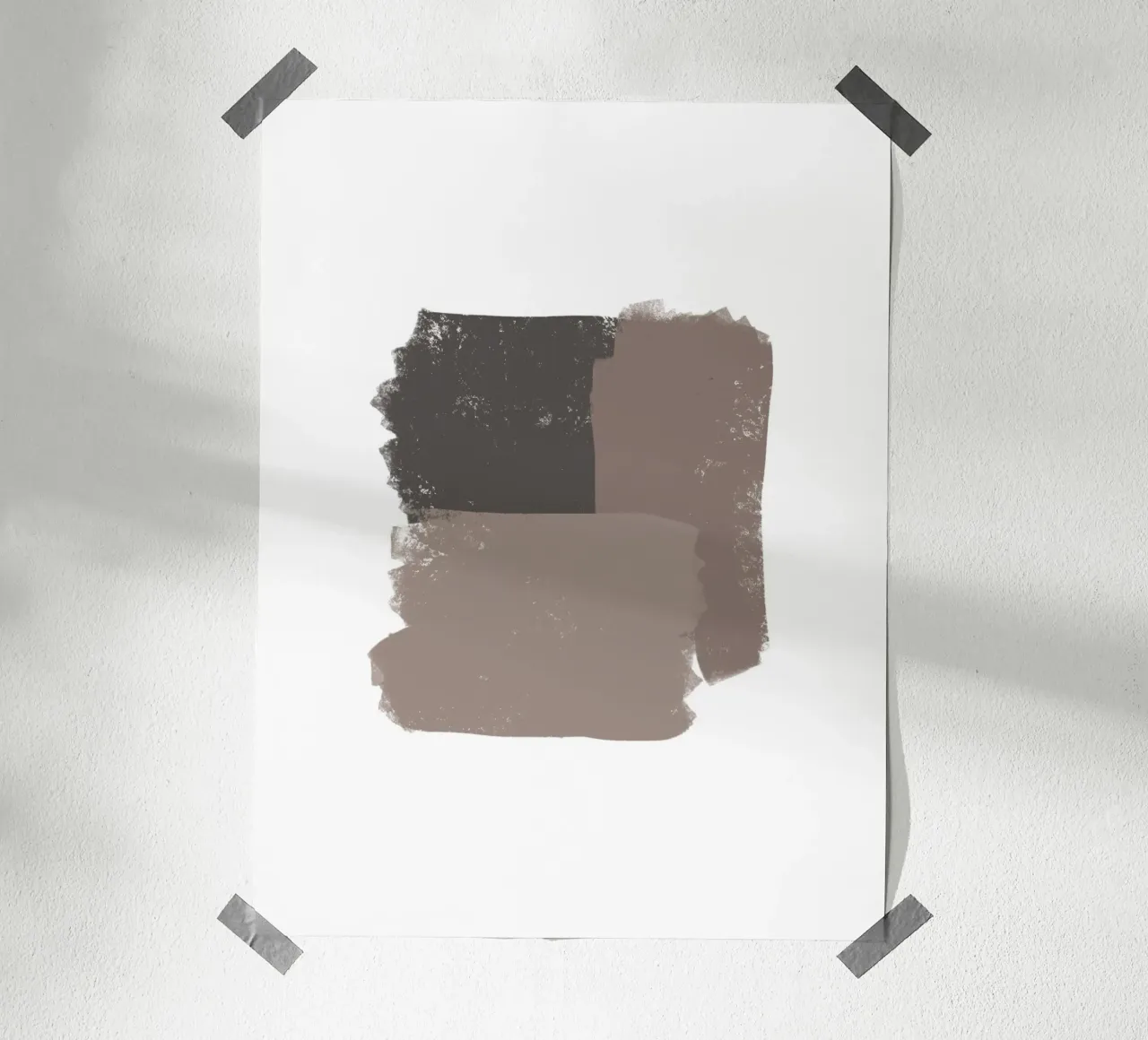 Brown Layers poster da They Call Me Abstract