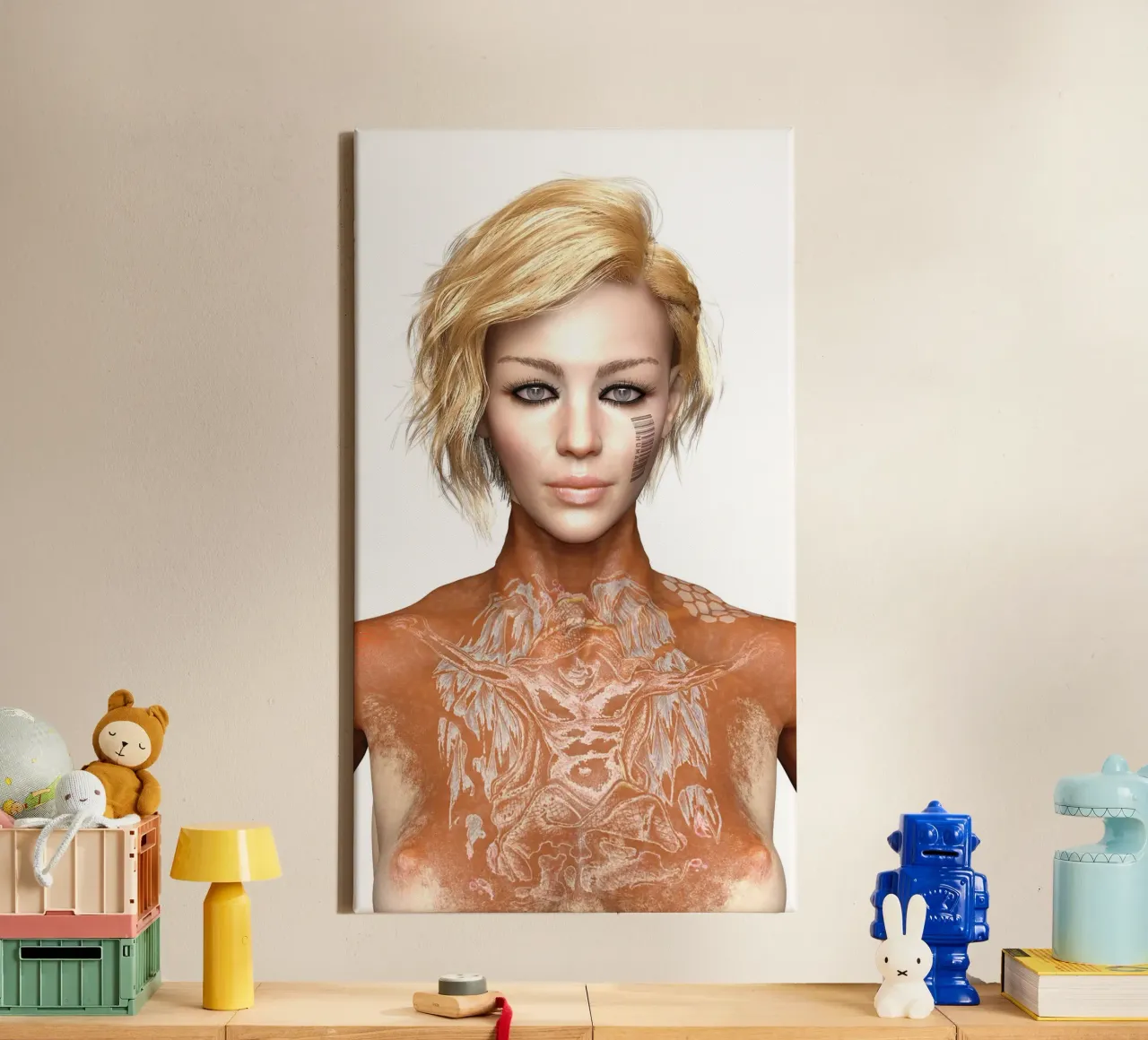 Cendrillon Assepoester canvas met Baklijst van the-witcher