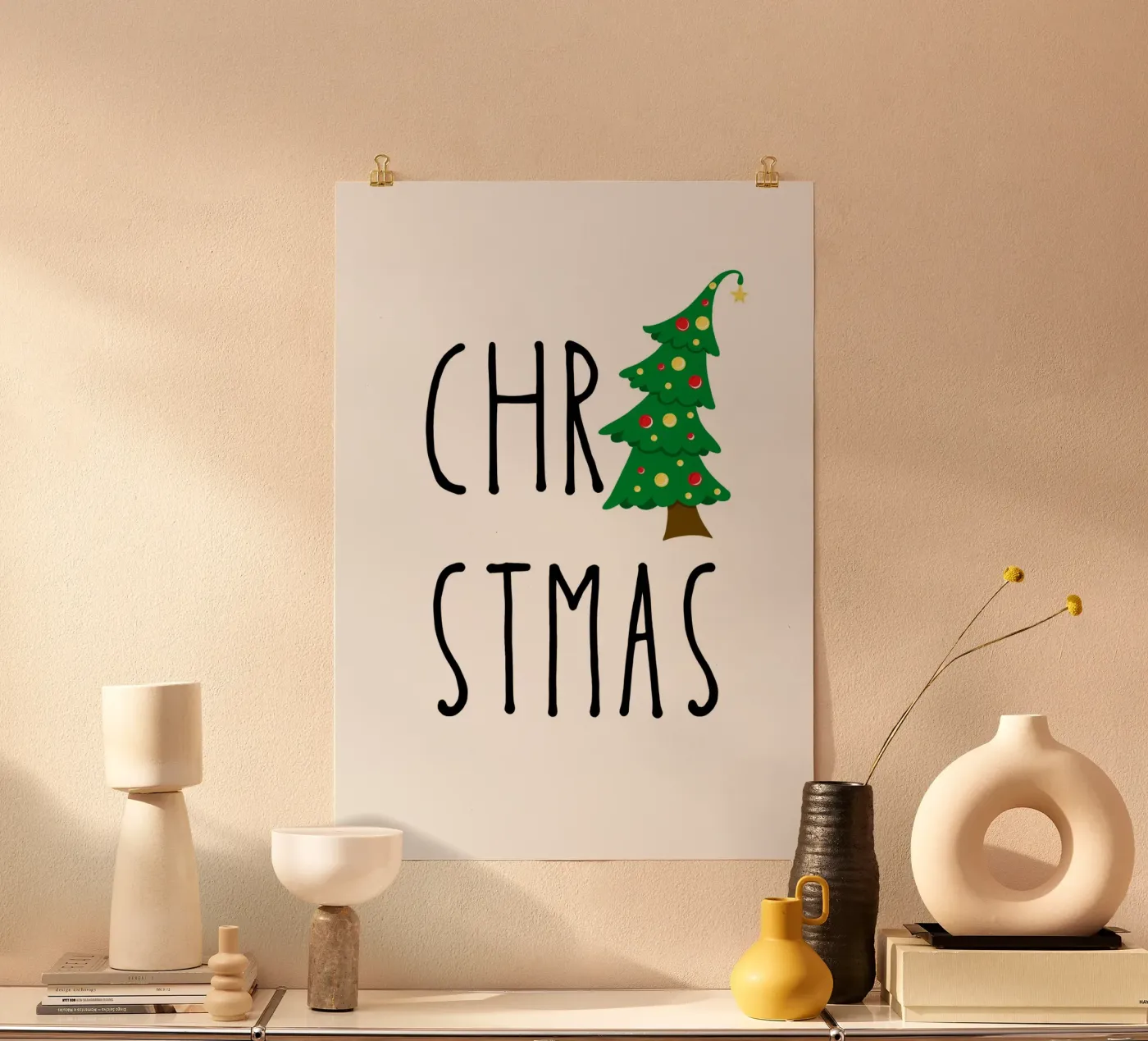 Christmas poster van HolidaysCandyWalls