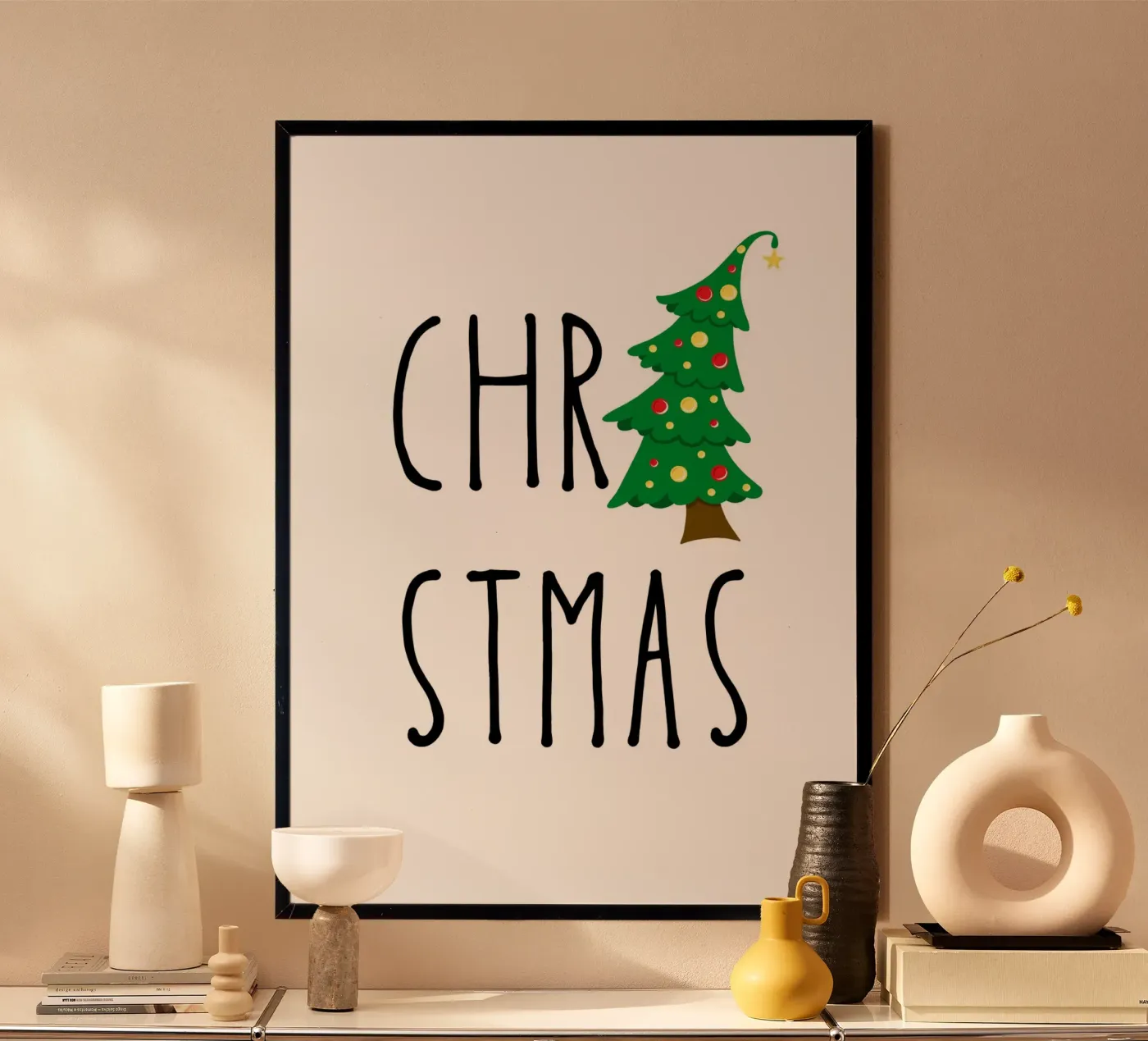 Christmas poster van HolidaysCandyWalls