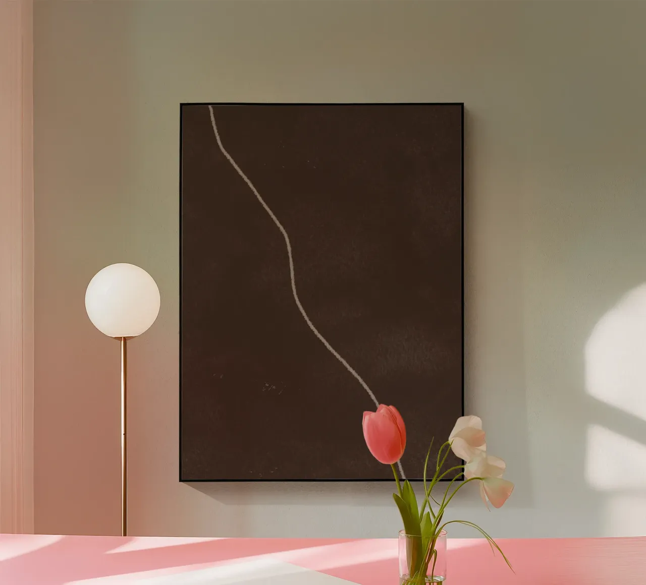 In between acrylic glass by They Call Me Abstract