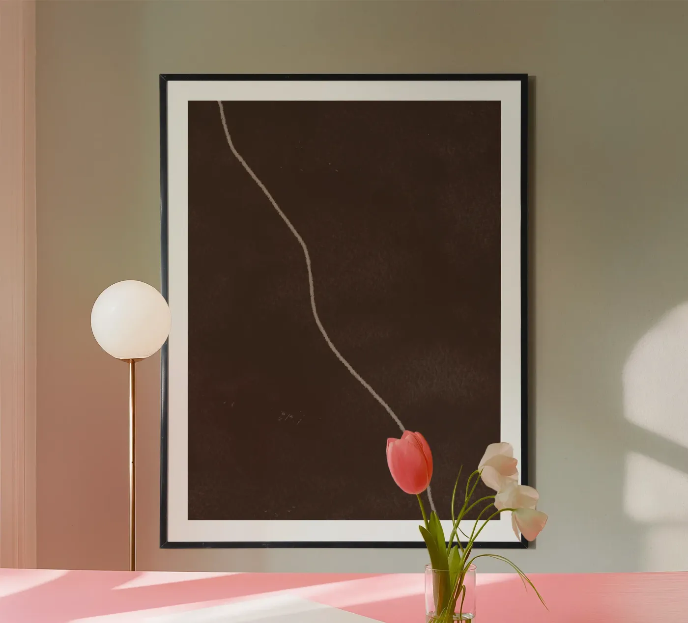 In between poster by They Call Me Abstract