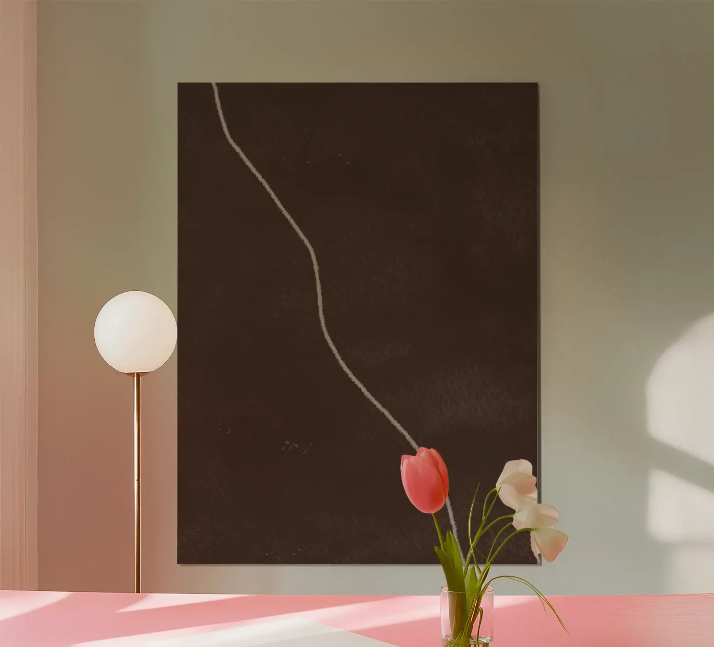 In between poster by They Call Me Abstract