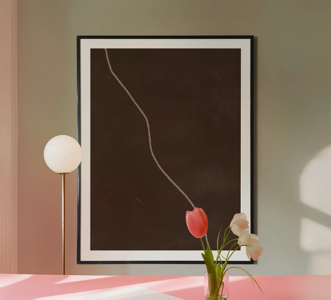 In between poster by They Call Me Abstract