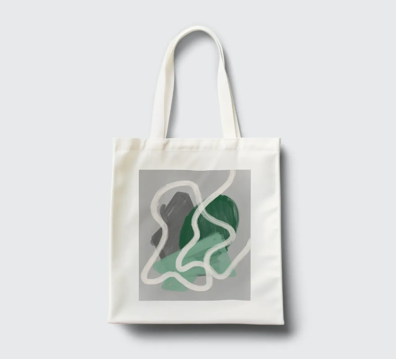 Between shape and flow borsa in juta da They Call Me Abstract