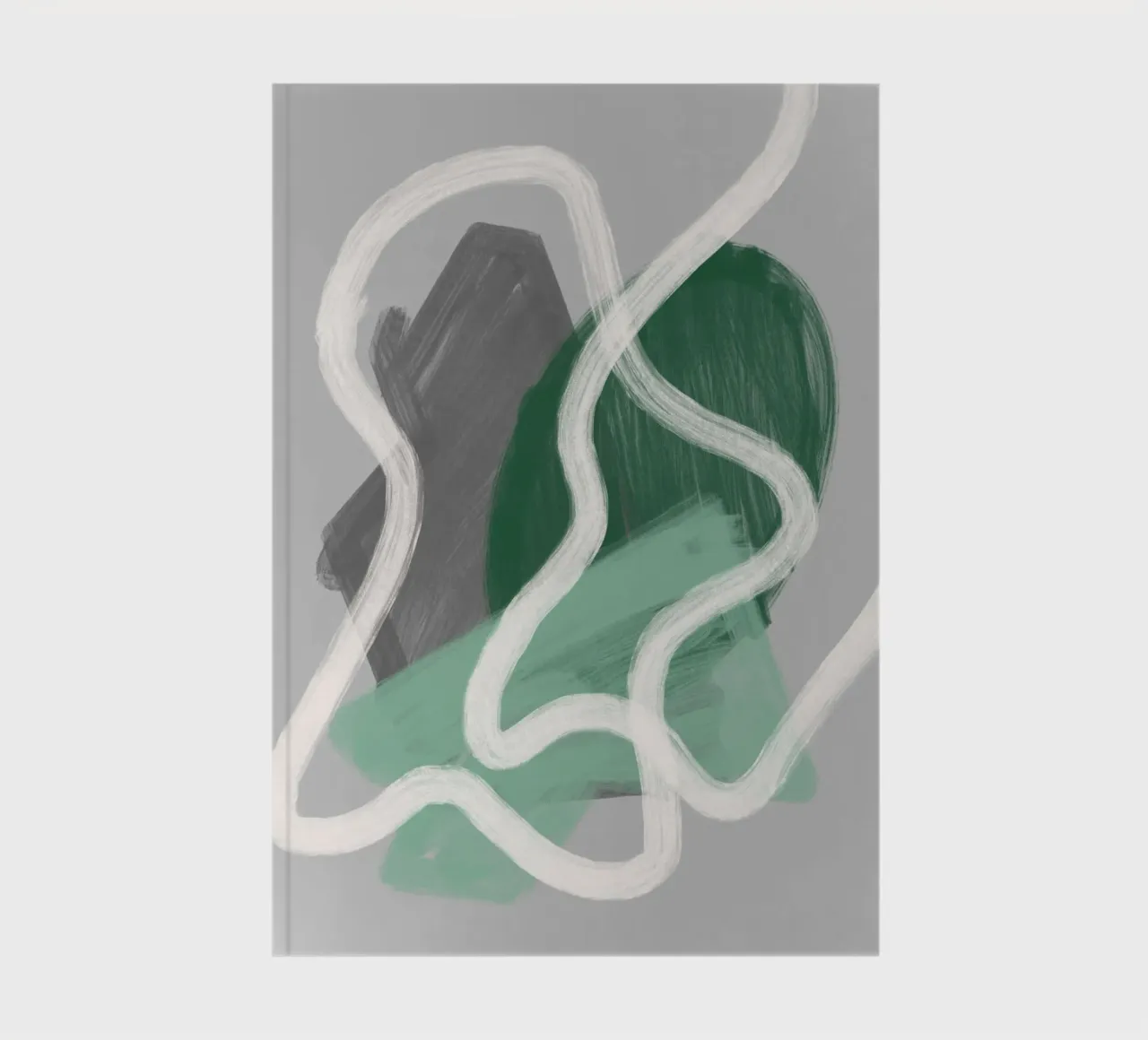 Between shape and flow notebook by They Call Me Abstract