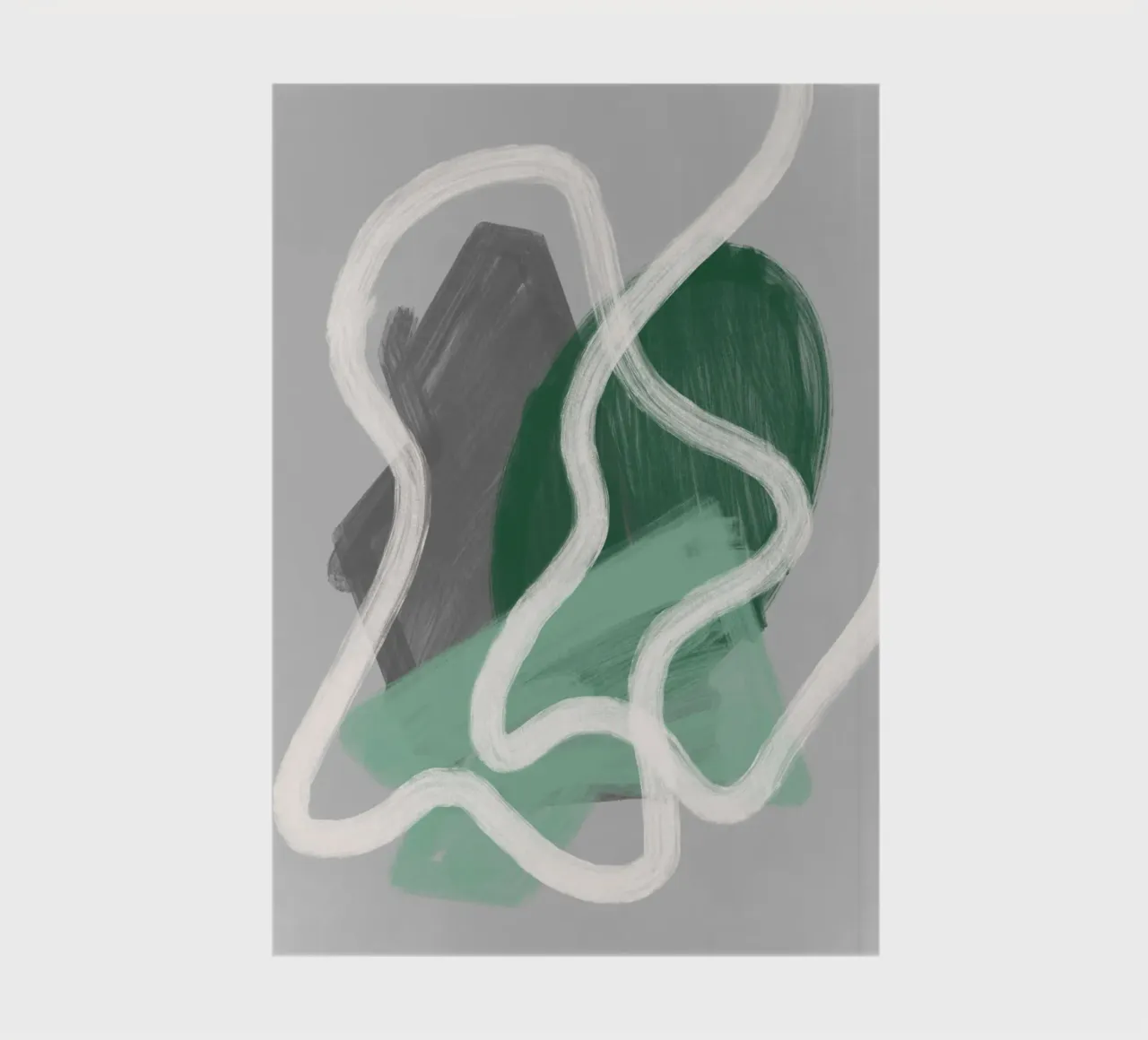 Between shape and flow notebook by They Call Me Abstract