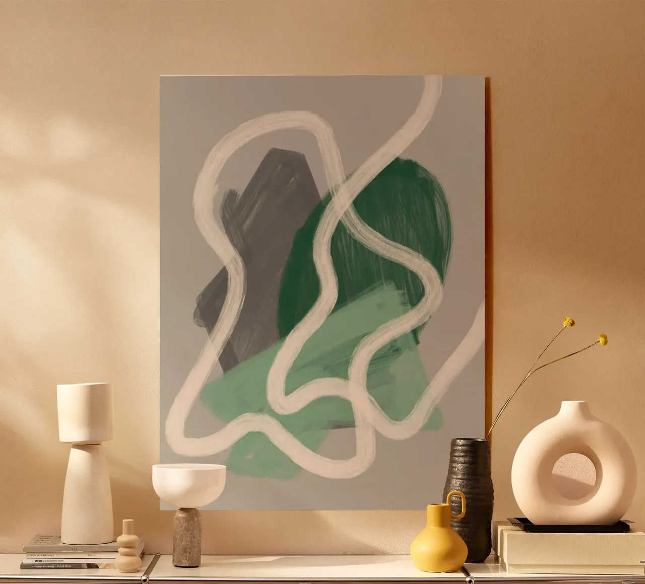 Between shape and flow plexiglass da They Call Me Abstract