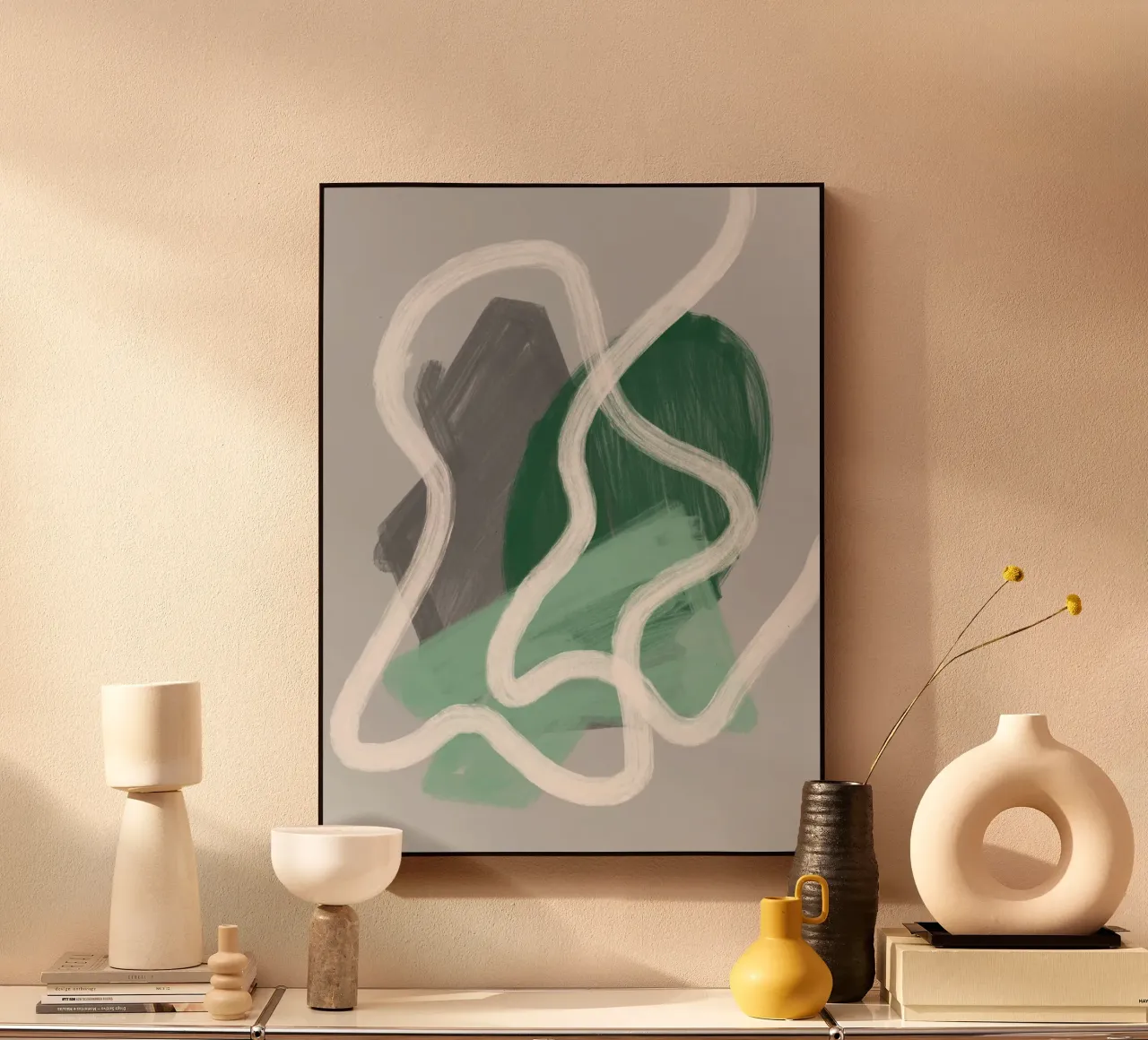 Between shape and flow alluminio dibond da They Call Me Abstract