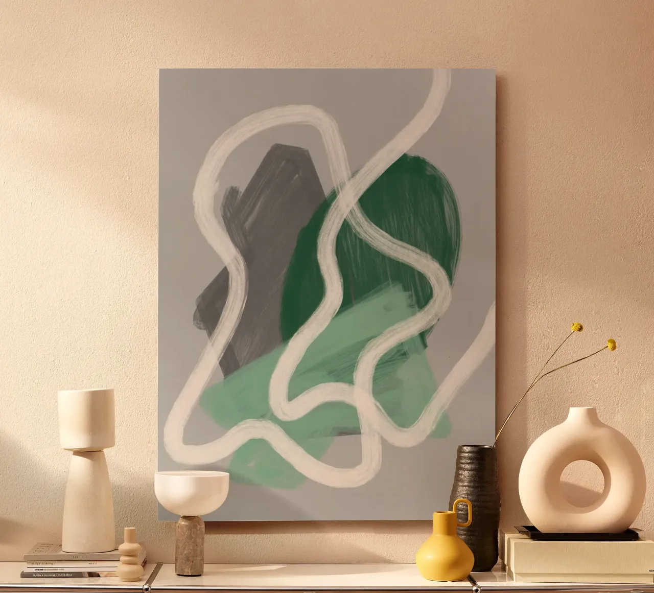 Between shape and flow alluminio dibond da They Call Me Abstract