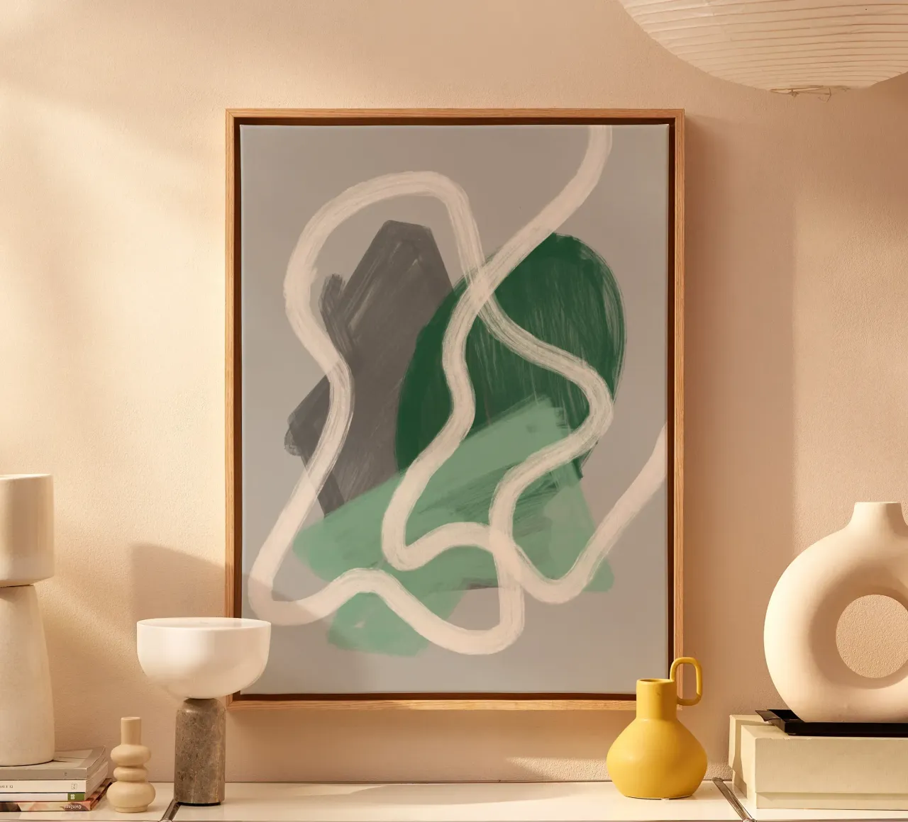 Between shape and flow tela da They Call Me Abstract