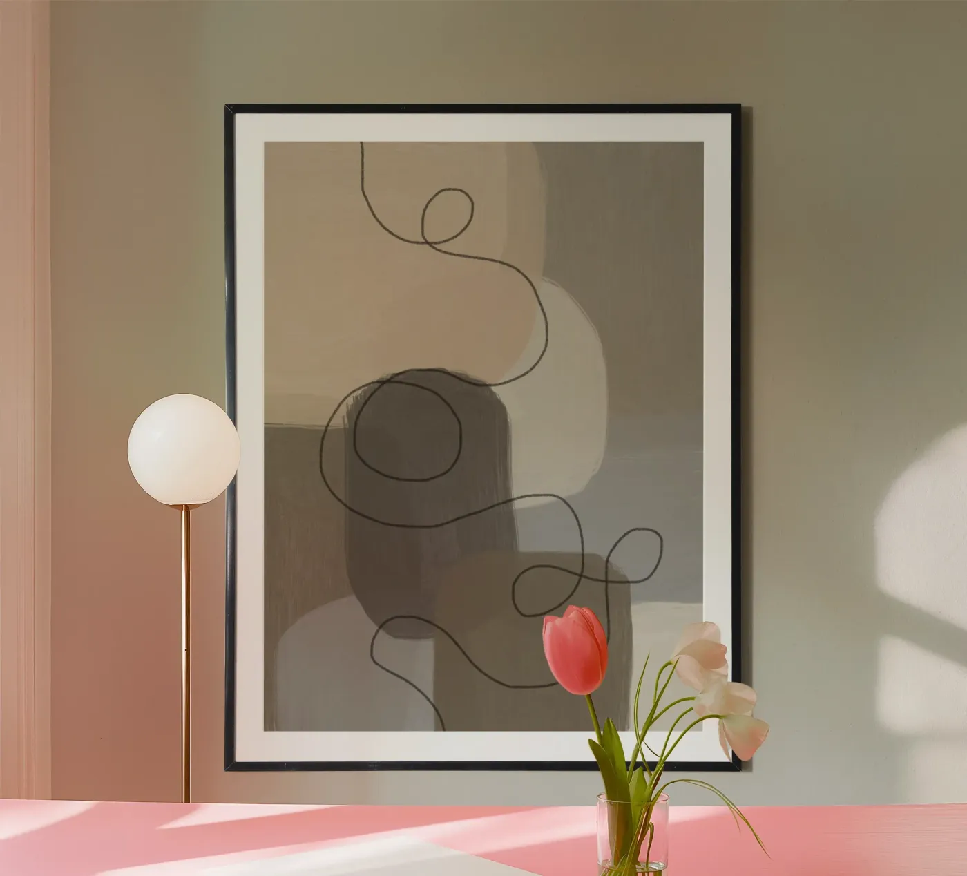 Gentle motion poster by They Call Me Abstract