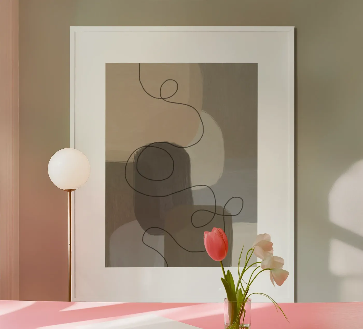 Gentle motion poster by They Call Me Abstract