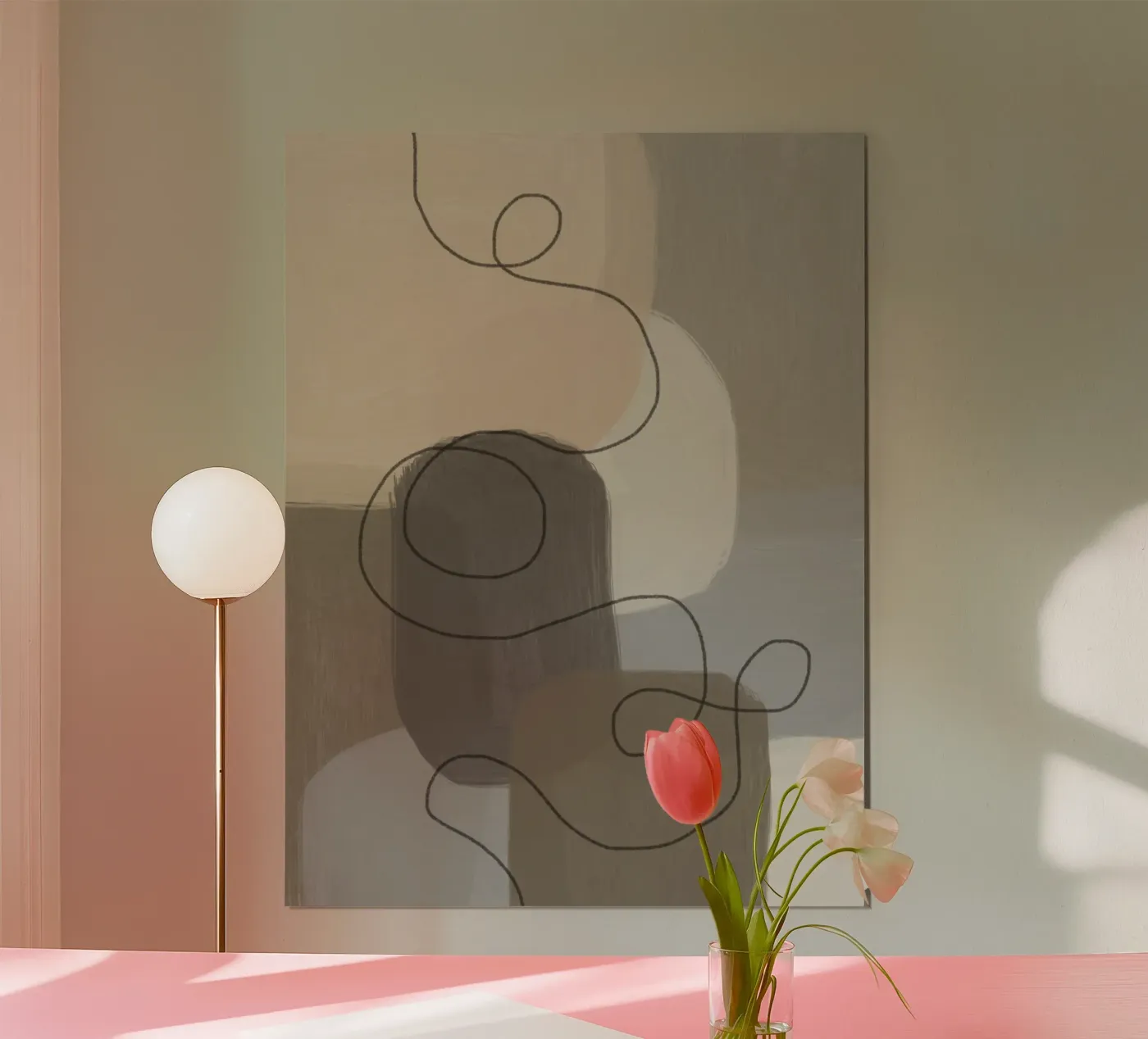 Gentle motion poster by They Call Me Abstract