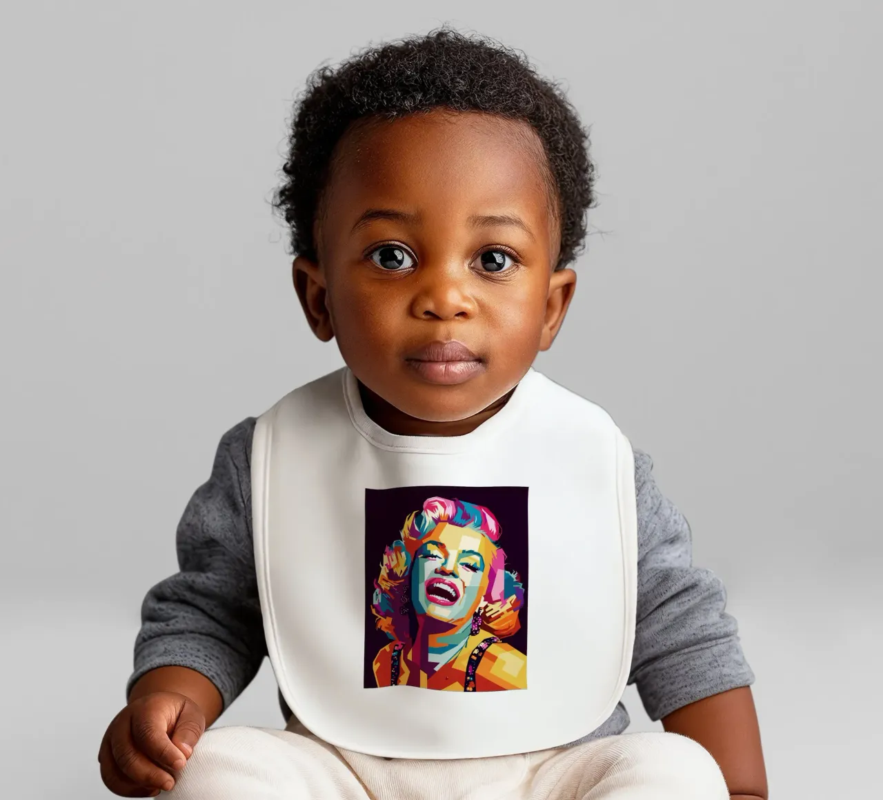 M M Style WPAP baby slabbetje van SW Artwork