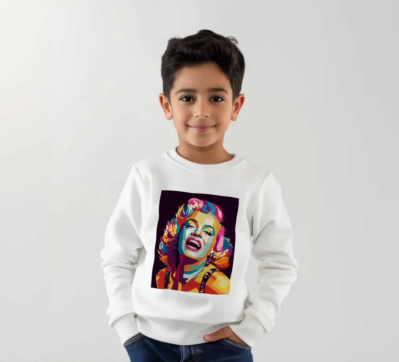 M M Style WPAP sudadera para niño de SW Artwork