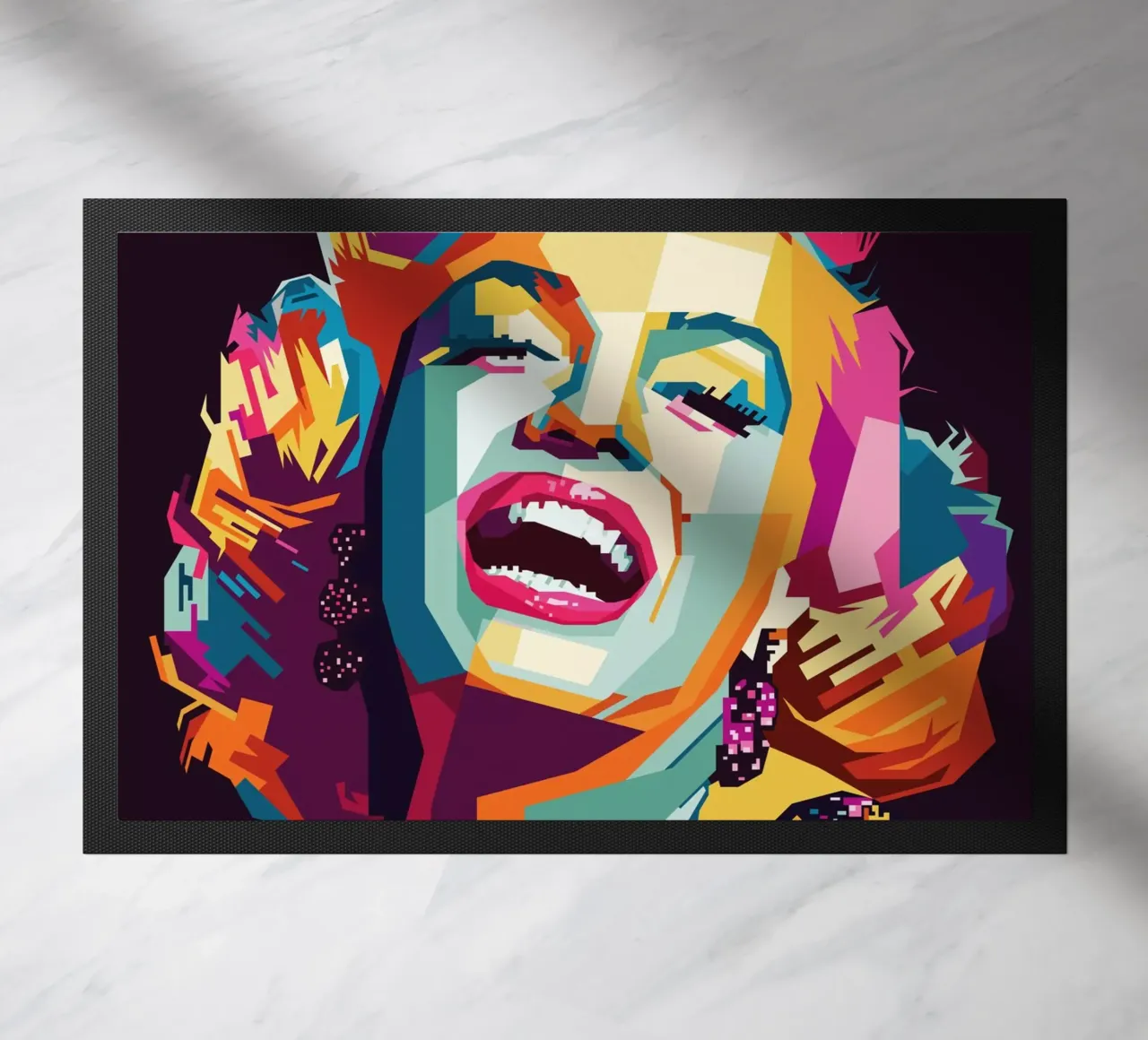 M M Style WPAP Fußmatte von SW Artwork