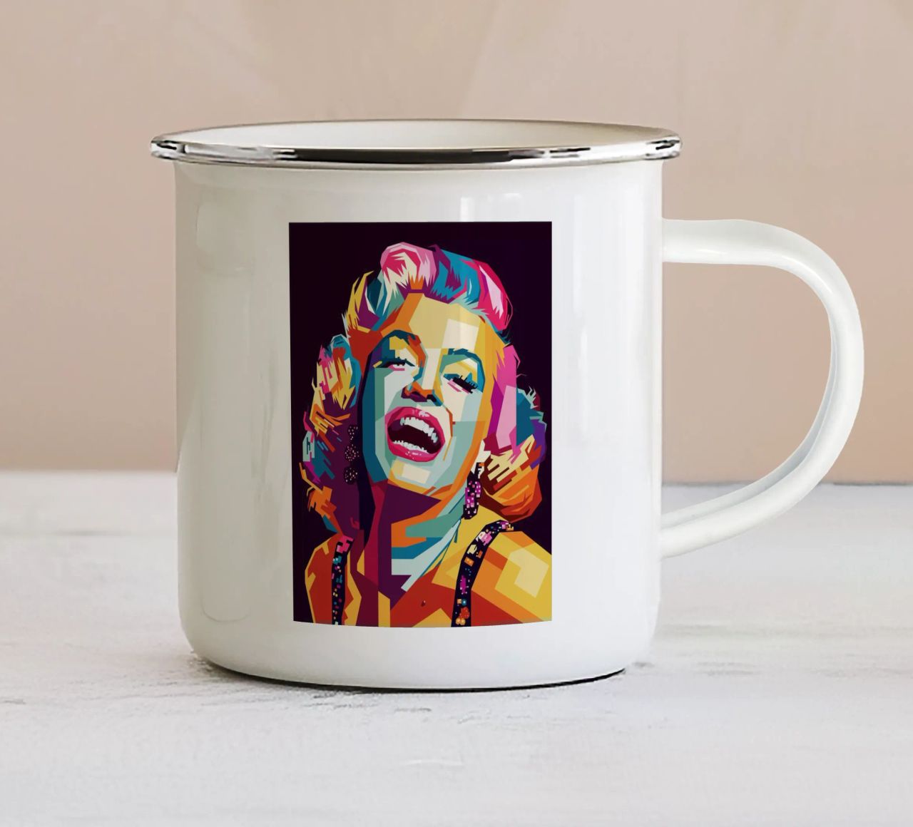 M M Style WPAP tazza in smalto da SW Artwork