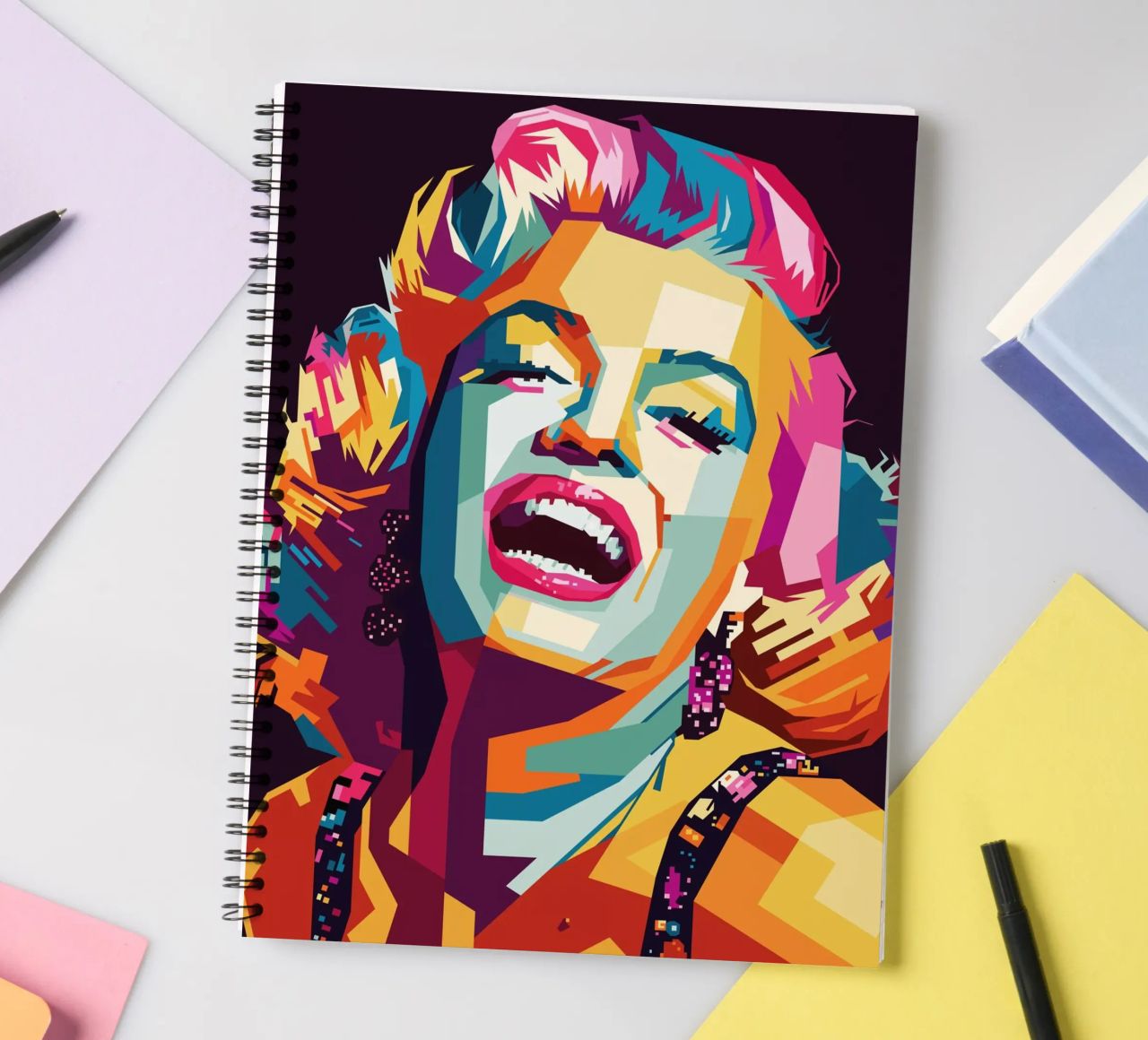 M M Style WPAP diario ad anelli da SW Artwork