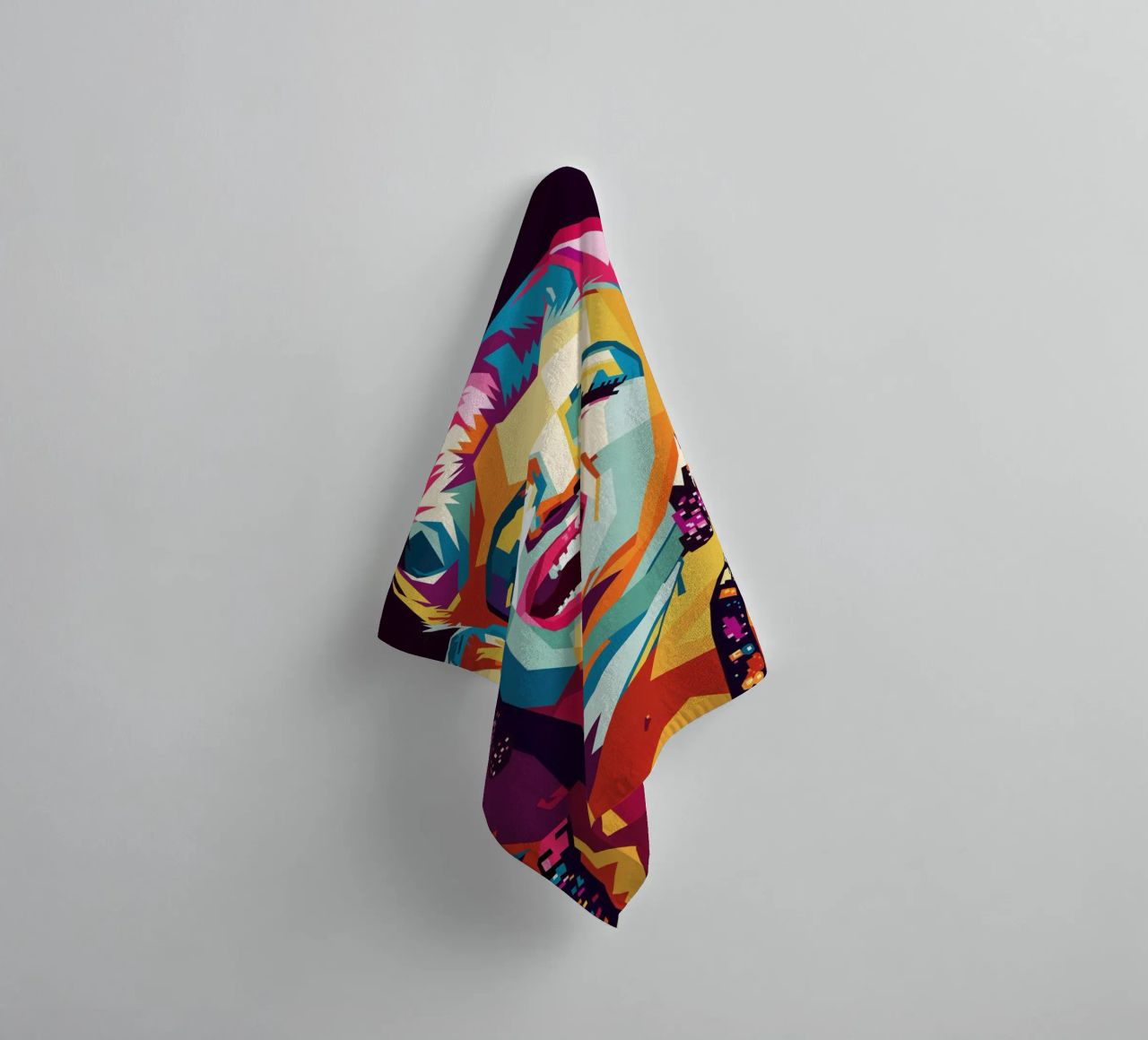 M M Style WPAP Handtuch von SW Artwork