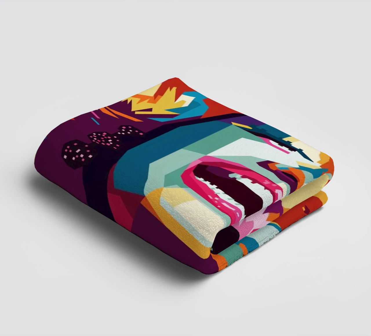 M M Style WPAP Handtuch von SW Artwork