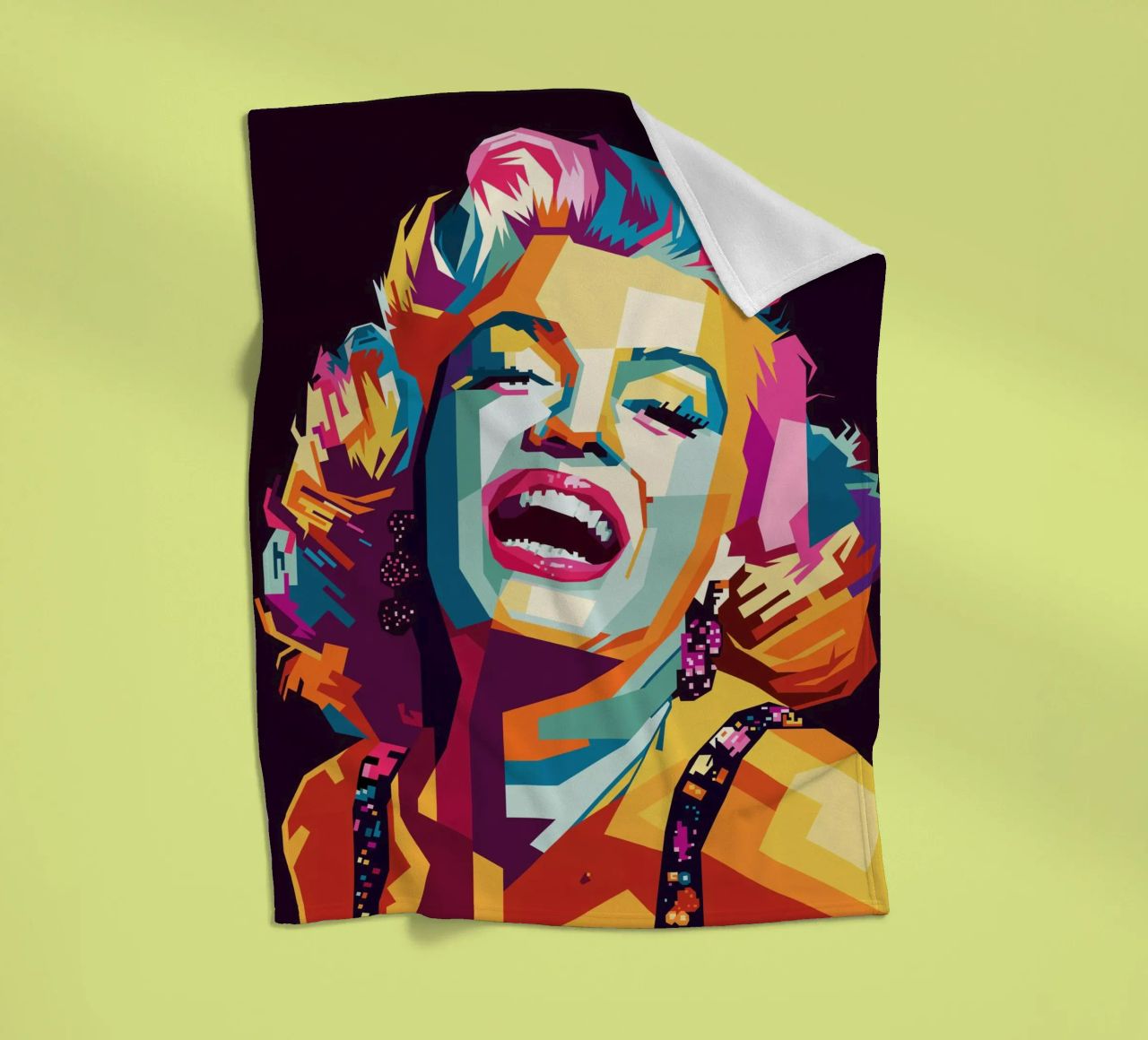 M M Style WPAP coperta in pile da SW Artwork