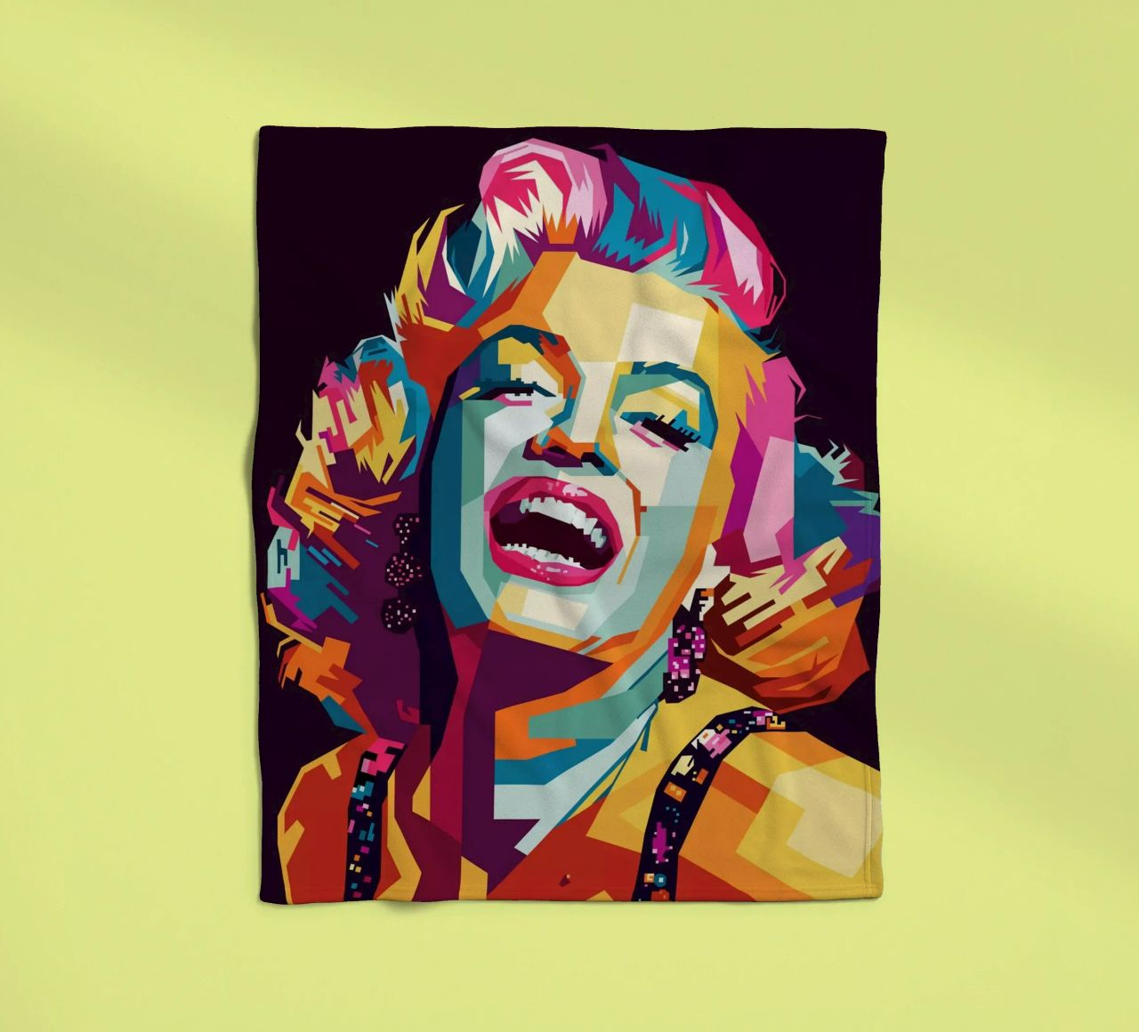 M M Style WPAP coperta in pile da SW Artwork