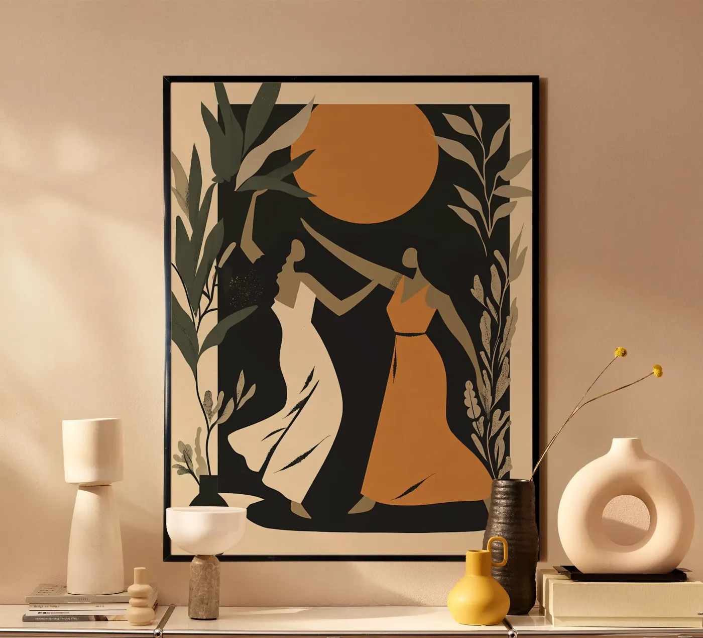 Vrouwendans poster van IamHomeDesigns